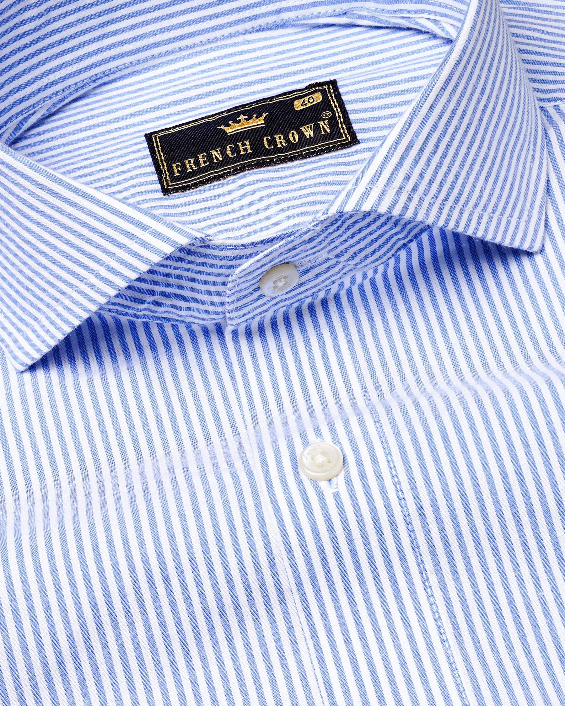 Portage Blue Pinstriped Premium Cotton Shirt 7534-CA-38, 7534-CA-H-38, 7534-CA-39, 7534-CA-H-39, 7534-CA-40, 7534-CA-H-40, 7534-CA-42, 7534-CA-H-42, 7534-CA-44, 7534-CA-H-44, 7534-CA-46, 7534-CA-H-46, 7534-CA-48, 7534-CA-H-48, 7534-CA-50, 7534-CA-H-50, 7534-CA-52, 7534-CA-H-52