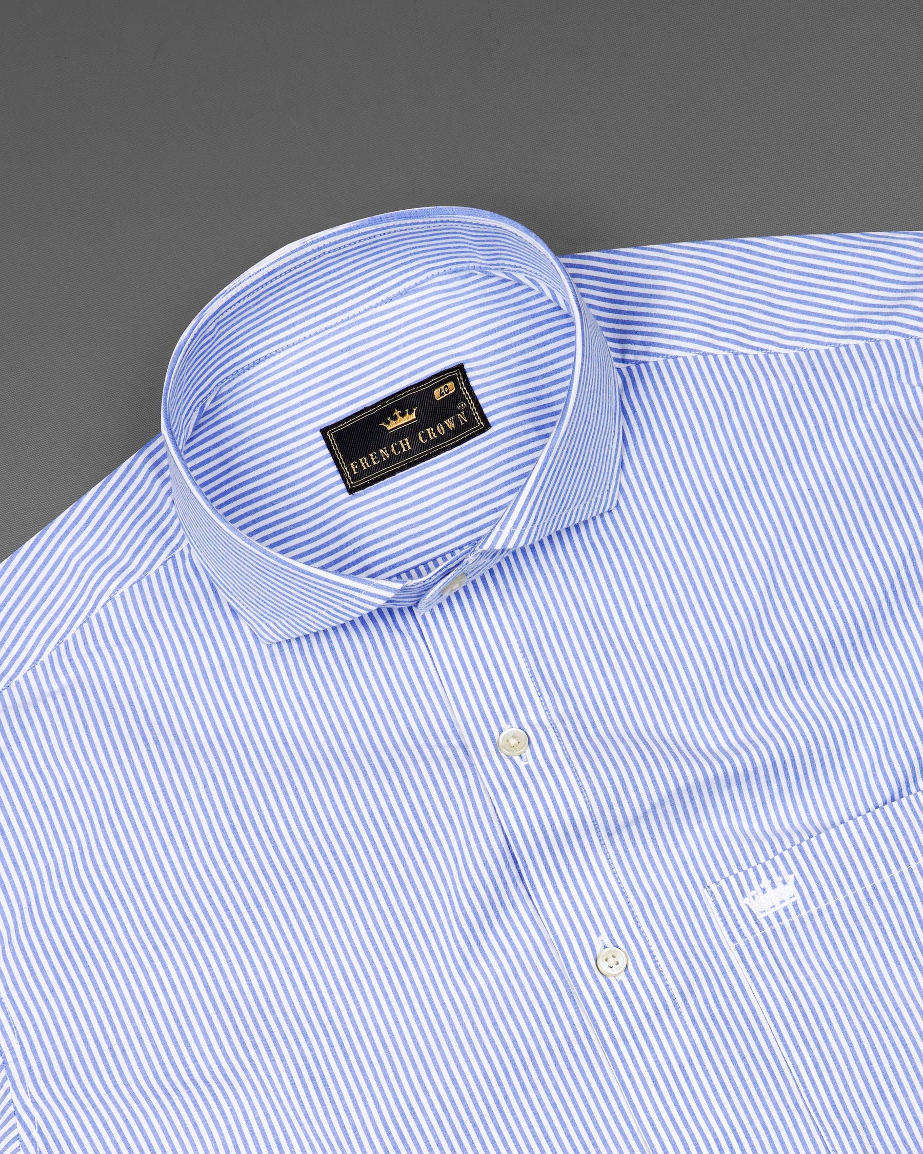 Portage Blue Pinstriped Premium Cotton Shirt 7534-CA-38, 7534-CA-H-38, 7534-CA-39, 7534-CA-H-39, 7534-CA-40, 7534-CA-H-40, 7534-CA-42, 7534-CA-H-42, 7534-CA-44, 7534-CA-H-44, 7534-CA-46, 7534-CA-H-46, 7534-CA-48, 7534-CA-H-48, 7534-CA-50, 7534-CA-H-50, 7534-CA-52, 7534-CA-H-52