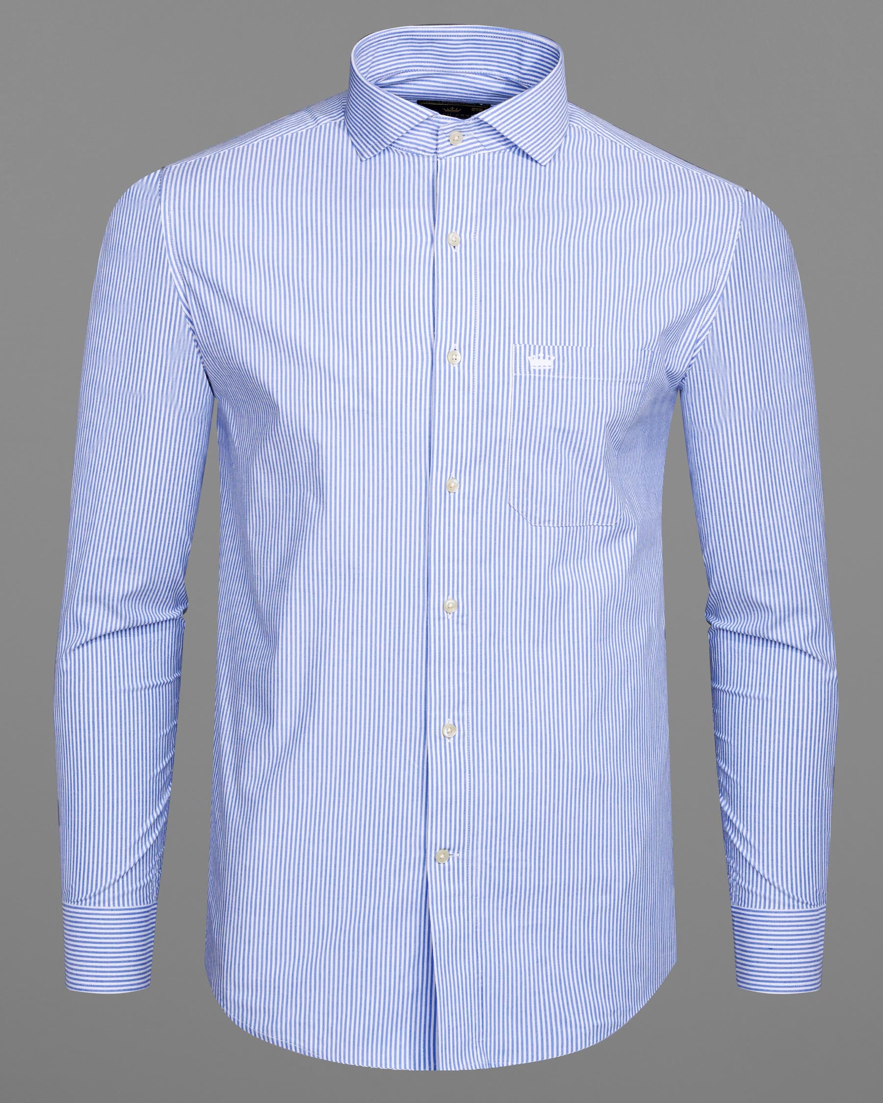 Portage Blue Pinstriped Premium Cotton Shirt 7534-CA-38, 7534-CA-H-38, 7534-CA-39, 7534-CA-H-39, 7534-CA-40, 7534-CA-H-40, 7534-CA-42, 7534-CA-H-42, 7534-CA-44, 7534-CA-H-44, 7534-CA-46, 7534-CA-H-46, 7534-CA-48, 7534-CA-H-48, 7534-CA-50, 7534-CA-H-50, 7534-CA-52, 7534-CA-H-52