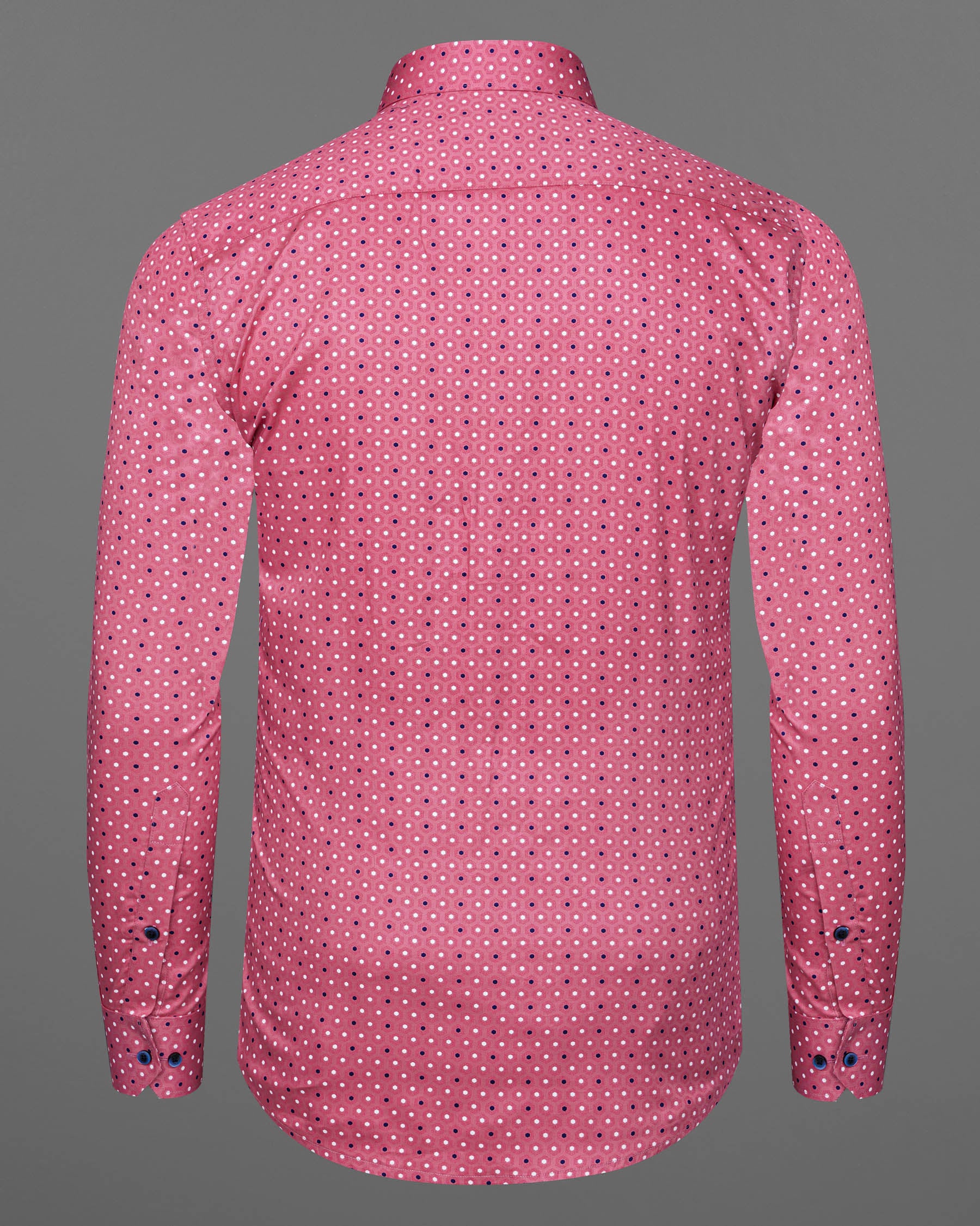 Charm Pink Hexagon Printed Super Soft Premium Cotton Shirt 7547-BD-BLE-38, 7547-BD-BLE-H-38, 7547-BD-BLE-39, 7547-BD-BLE-H-39, 7547-BD-BLE-40, 7547-BD-BLE-H-40, 7547-BD-BLE-42, 7547-BD-BLE-H-42, 7547-BD-BLE-44, 7547-BD-BLE-H-44, 7547-BD-BLE-46, 7547-BD-BLE-H-46, 7547-BD-BLE-48, 7547-BD-BLE-H-48, 7547-BD-BLE-50, 7547-BD-BLE-H-50, 7547-BD-BLE-52, 7547-BD-BLE-H-52