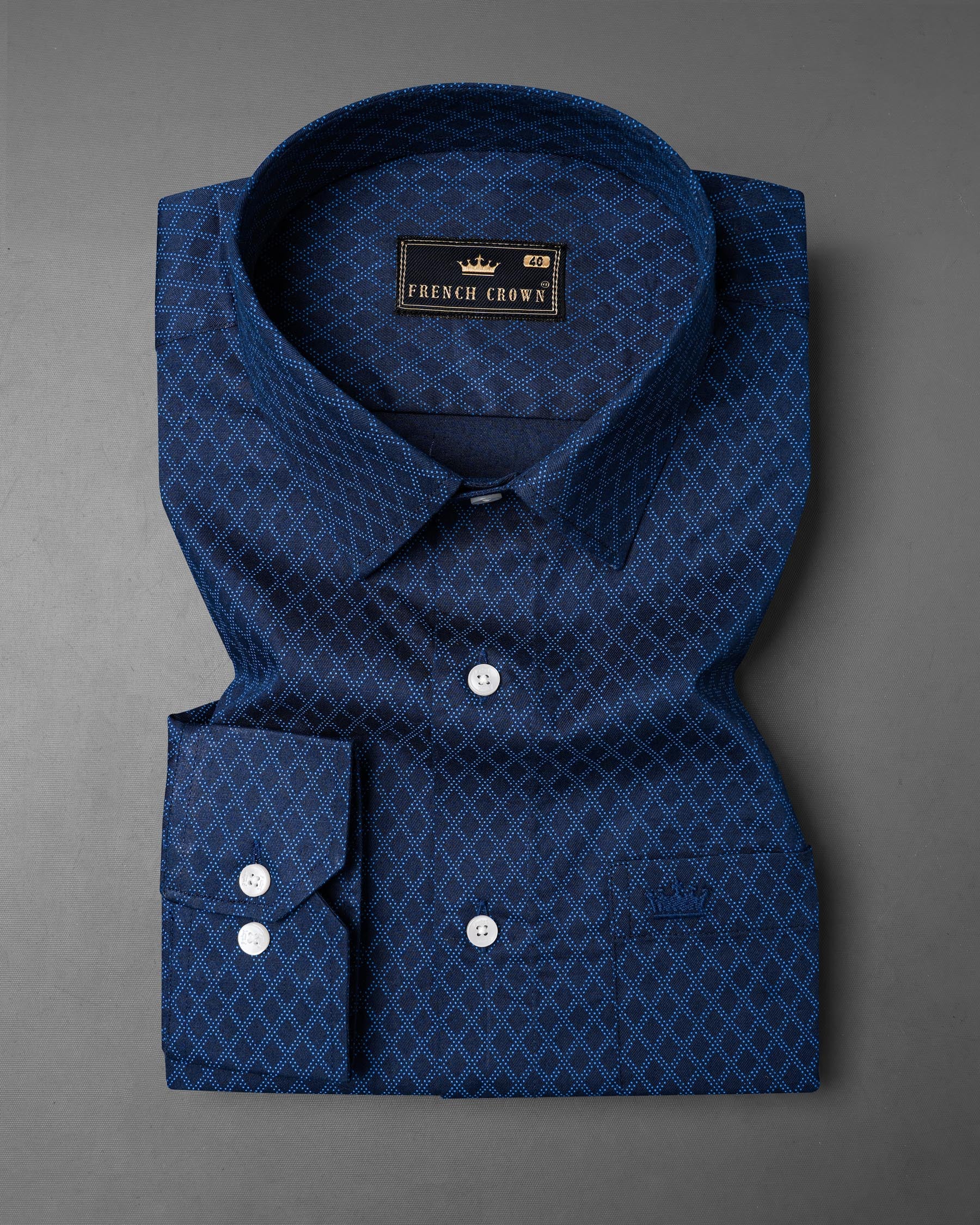 Tangaroa Blue Argyle Royal Oxford Shirt 7548-38, 7548-H-38, 7548-39, 7548-H-39, 7548-40, 7548-H-40, 7548-42, 7548-H-42, 7548-44, 7548-H-44, 7548-46, 7548-H-46, 7548-48, 7548-H-48, 7548-50, 7548-H-50, 7548-52, 7548-H-52