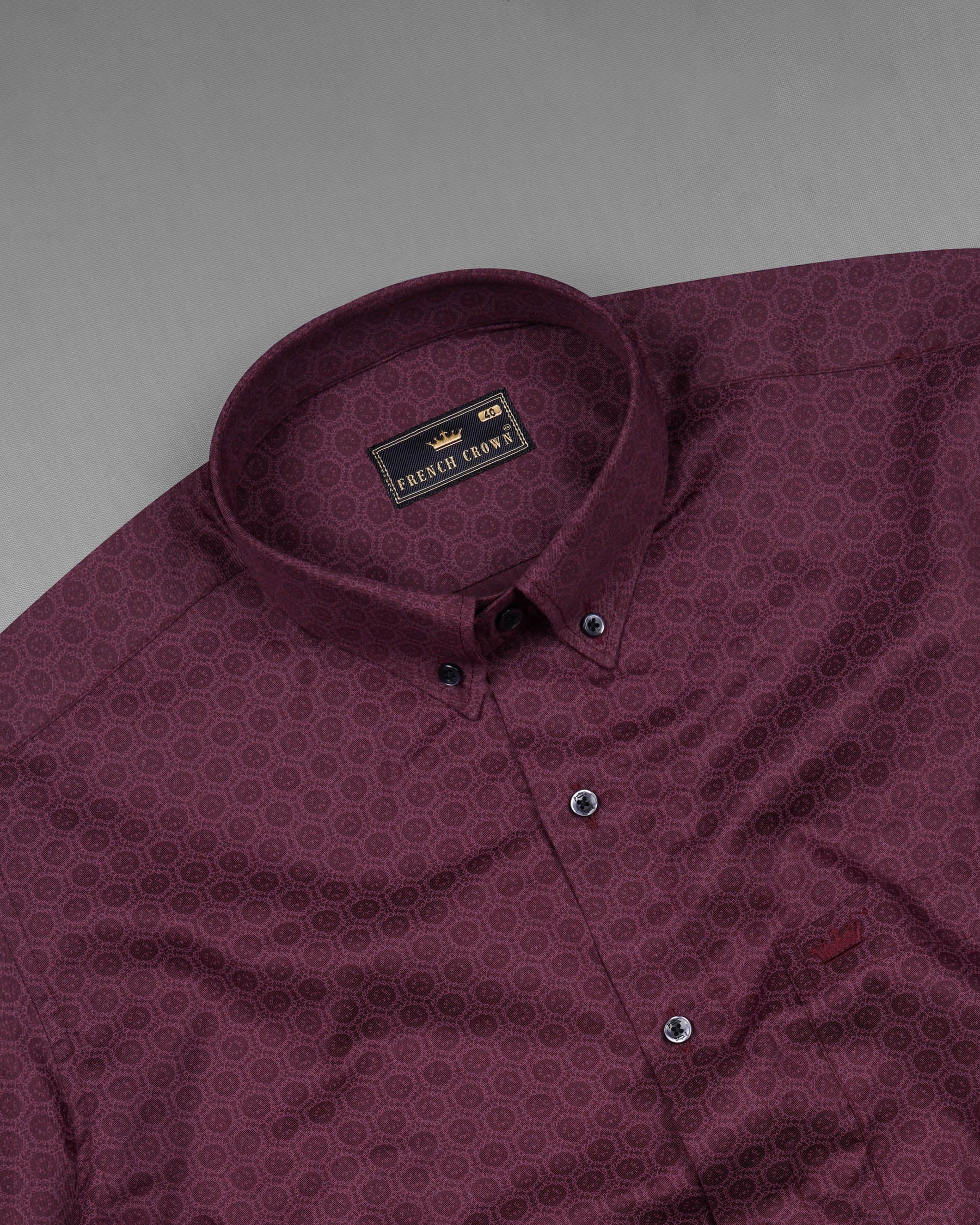 Castro Marron and Camelot Light Maroon Printed Premium Cotton Shirt 7551-BD-BLK-38, 7551-BD-BLK-H-38, 7551-BD-BLK-39, 7551-BD-BLK-H-39, 7551-BD-BLK-40, 7551-BD-BLK-H-40, 7551-BD-BLK-42, 7551-BD-BLK-H-42, 7551-BD-BLK-44, 7551-BD-BLK-H-44, 7551-BD-BLK-46, 7551-BD-BLK-H-46, 7551-BD-BLK-48, 7551-BD-BLK-H-48, 7551-BD-BLK-50, 7551-BD-BLK-H-50, 7551-BD-BLK-52, 7551-BD-BLK-H-52