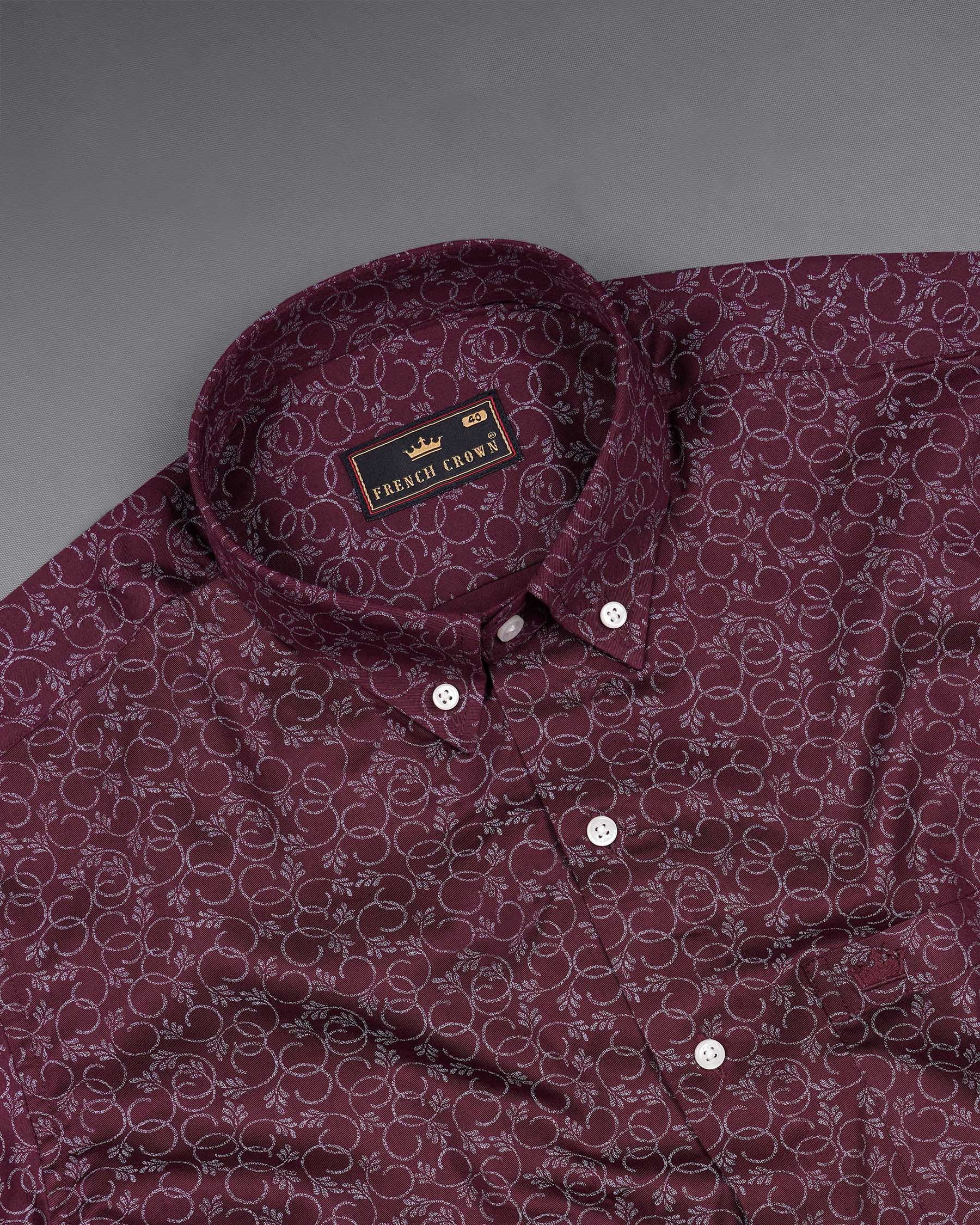 Wine Berry Ditzy Floral Twill Premium Cotton Shirt 7569-BD-38, 7569-BD-H-38, 7569-BD-39, 7569-BD-H-39, 7569-BD-40, 7569-BD-H-40, 7569-BD-42, 7569-BD-H-42, 7569-BD-44, 7569-BD-H-44, 7569-BD-46, 7569-BD-H-46, 7569-BD-48, 7569-BD-H-48, 7569-BD-50, 7569-BD-H-50, 7569-BD-52, 7569-BD-H-52