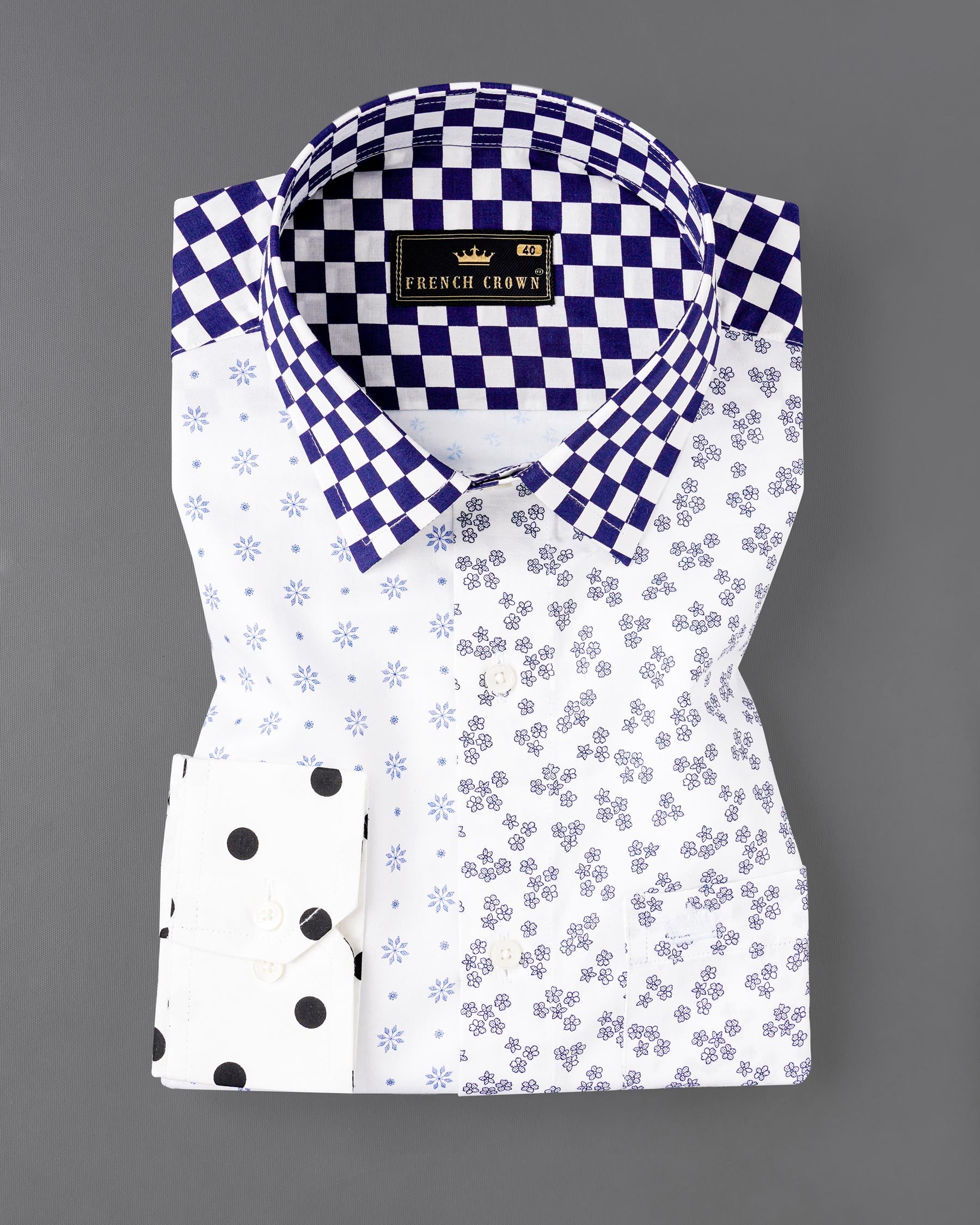 Bright White and Multi Colour Printed Blocking Super Soft Premium Cotton Designer Shirt 7580-38, 7580-H-38, 7580-39, 7580-H-39, 7580-40, 7580-H-40, 7580-42, 7580-H-42, 7580-44, 7580-H-44, 7580-46, 7580-H-46, 7580-48, 7580-H-48, 7580-50, 7580-H-50, 7580-52, 7580-H-52