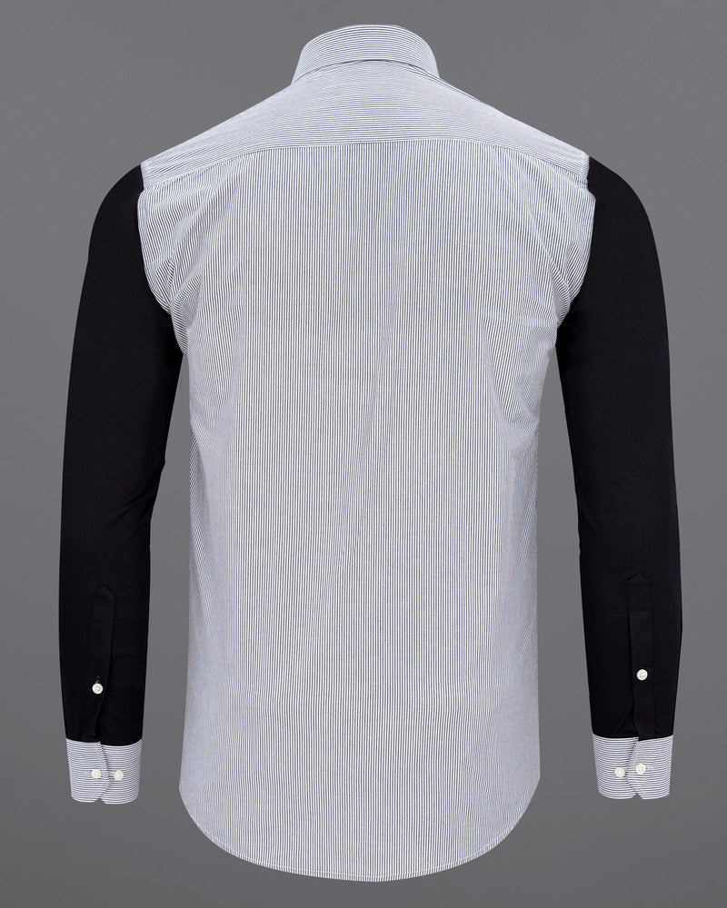Jade Black and White Pin Striped Premium Cotton Designer Shirt 7595-P291-38, 7595-P291-H-38, 7595-P291-39,7595-P291-H-39, 7595-P291-40, 7595-P291-H-40, 7595-P291-42, 7595-P291-H-42, 7595-P291-44, 7595-P291-H-44, 7595-P291-46, 7595-P291-H-46, 7595-P291-48, 7595-P291-H-48, 7595-P291-50, 7595-P291-H-50, 7595-P291-52, 7595-P291-H-52
