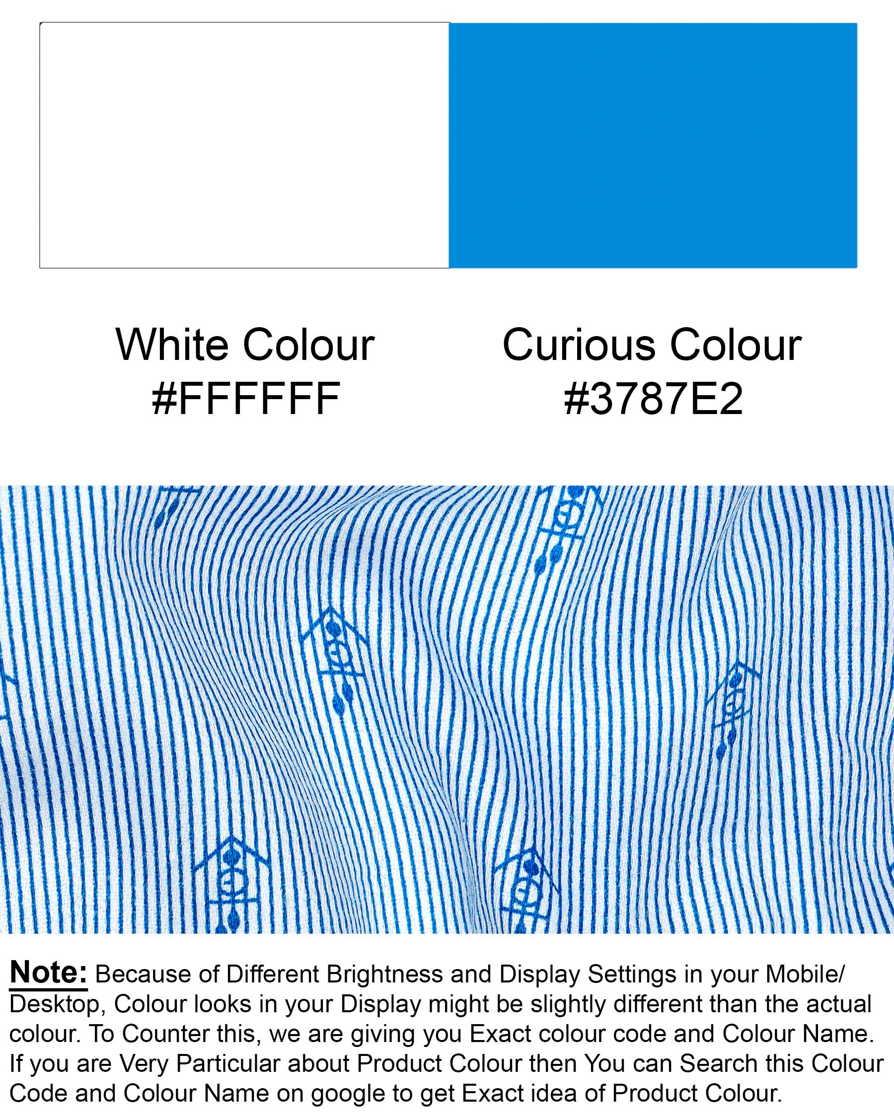 Curious Blue Striped and Anchor Printed Super Soft Premium Cotton Shirt 7622-BLE-38, 7622-BLE-H-38, 7622-BLE-39,7622-BLE-H-39, 7622-BLE-40, 7622-BLE-H-40, 7622-BLE-42, 7622-BLE-H-42, 7622-BLE-44, 7622-BLE-H-44, 7622-BLE-46, 7622-BLE-H-46, 7622-BLE-48, 7622-BLE-H-48, 7622-BLE-50, 7622-BLE-H-50, 7622-BLE-52, 7622-BLE-H-52