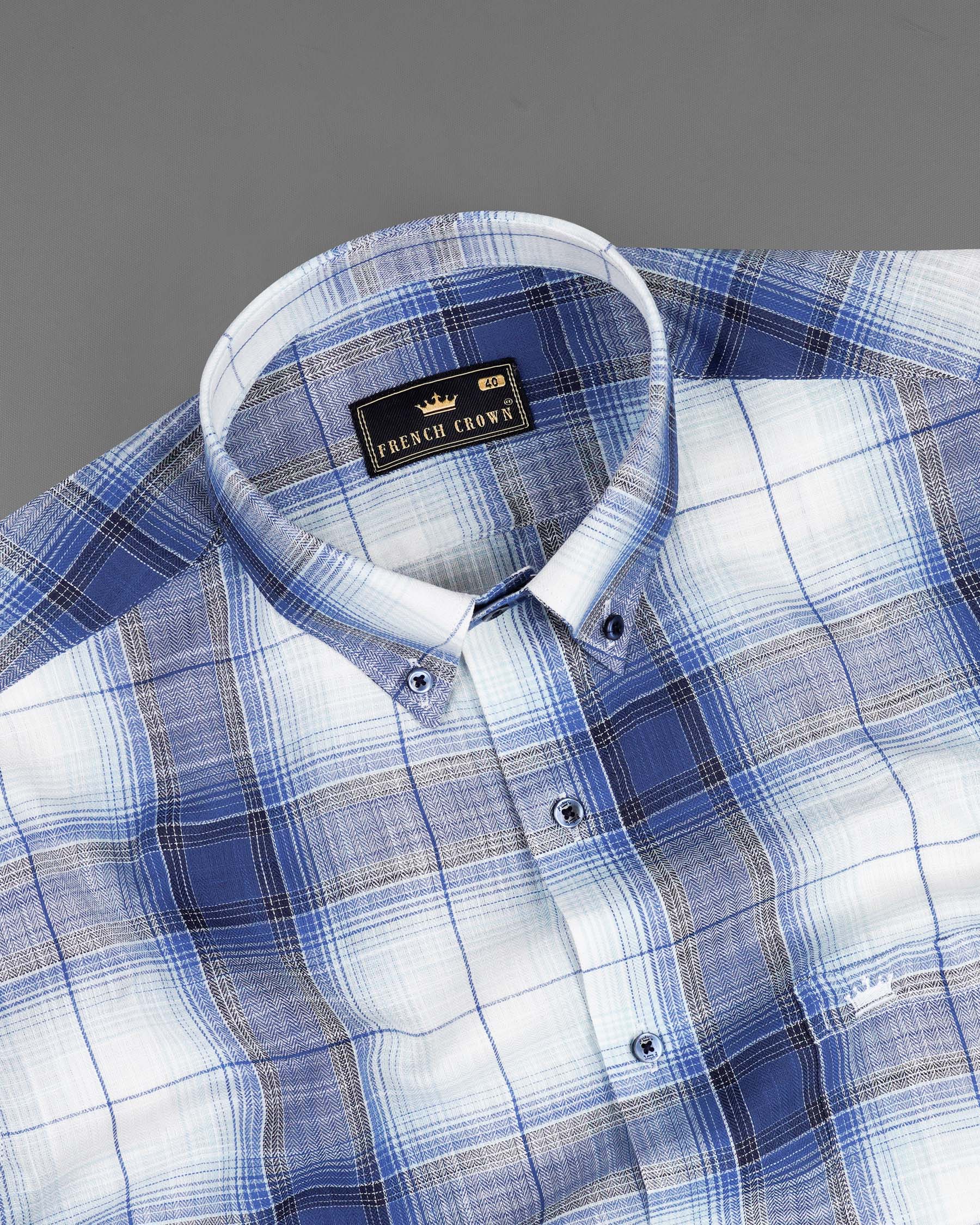 Bright White and Twilight Blue Plaid Herringbone Shirt 7624-BD-BLE-38, 7624-BD-BLE-H-38, 7624-BD-BLE-39,7624-BD-BLE-H-39, 7624-BD-BLE-40, 7624-BD-BLE-H-40, 7624-BD-BLE-42, 7624-BD-BLE-H-42, 7624-BD-BLE-44, 7624-BD-BLE-H-44, 7624-BD-BLE-46, 7624-BD-BLE-H-46, 7624-BD-BLE-48, 7624-BD-BLE-H-48, 7624-BD-BLE-50, 7624-BD-BLE-H-50, 7624-BD-BLE-52, 7624-BD-BLE-H-52