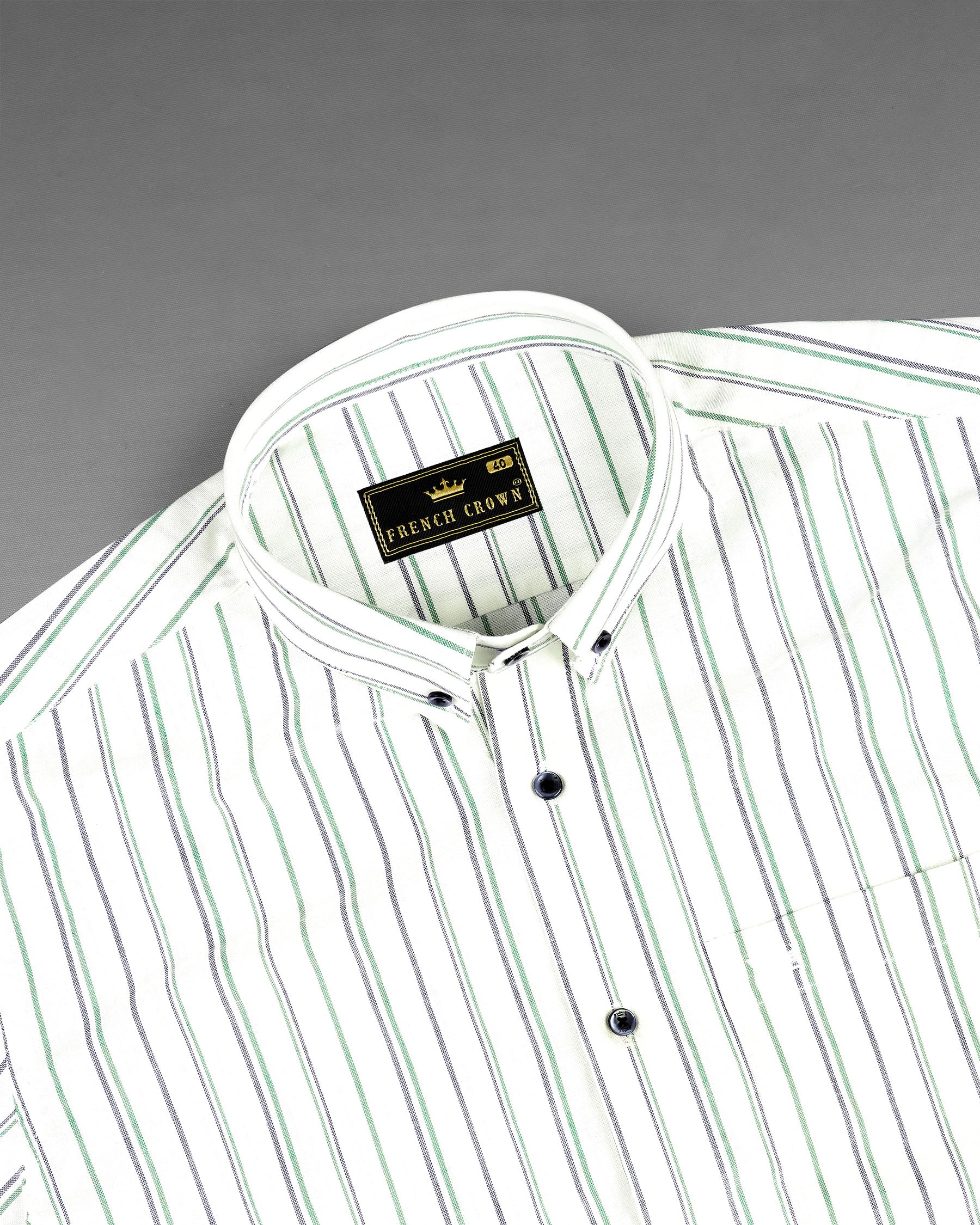 Off White Neptune Green And Martini Gray Striped Royal Oxford Shirt 7626-BD-BLE-38, 7626-BD-BLE-H-38, 7626-BD-BLE-39,7626-BD-BLE-H-39, 7626-BD-BLE-40, 7626-BD-BLE-H-40, 7626-BD-BLE-42, 7626-BD-BLE-H-42, 7626-BD-BLE-44, 7626-BD-BLE-H-44, 7626-BD-BLE-46, 7626-BD-BLE-H-46, 7626-BD-BLE-48, 7626-BD-BLE-H-48, 7626-BD-BLE-50, 7626-BD-BLE-H-50, 7626-BD-BLE-52, 7626-BD-BLE-H-52