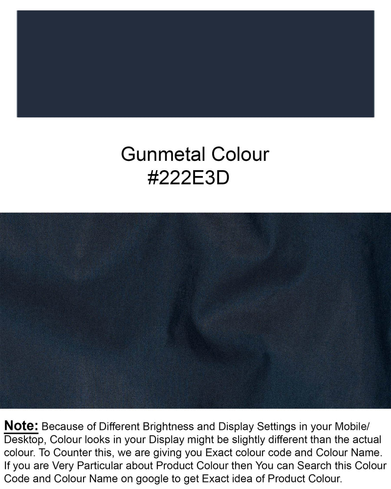 Gunmetal Navy Blue Super Soft Premium Cotton Shirt 7628-M-38, 7628-M-H-38, 7628-M-39,7628-M-H-39, 7628-M-40, 7628-M-H-40, 7628-M-42, 7628-M-H-42, 7628-M-44, 7628-M-H-44, 7628-M-46, 7628-M-H-46, 7628-M-48, 7628-M-H-48, 7628-M-50, 7628-M-H-50, 7628-M-52, 7628-M-H-52