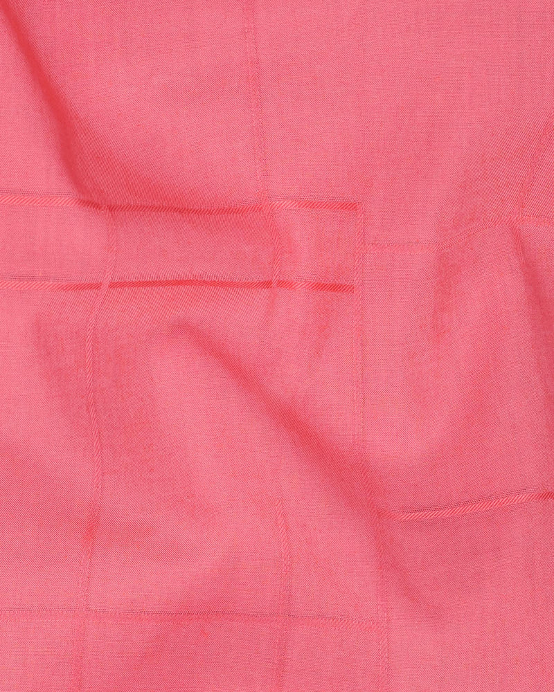 Froly Pink Plaid Dobby Textured Premium Giza Cotton Shirt 7630-BLK-38, 7630-BLK-H-38, 7630-BLK-39,7630-BLK-H-39, 7630-BLK-40, 7630-BLK-H-40, 7630-BLK-42, 7630-BLK-H-42, 7630-BLK-44, 7630-BLK-H-44, 7630-BLK-46, 7630-BLK-H-46, 7630-BLK-48, 7630-BLK-H-48, 7630-BLK-50, 7630-BLK-H-50, 7630-BLK-52, 7630-BLK-H-52