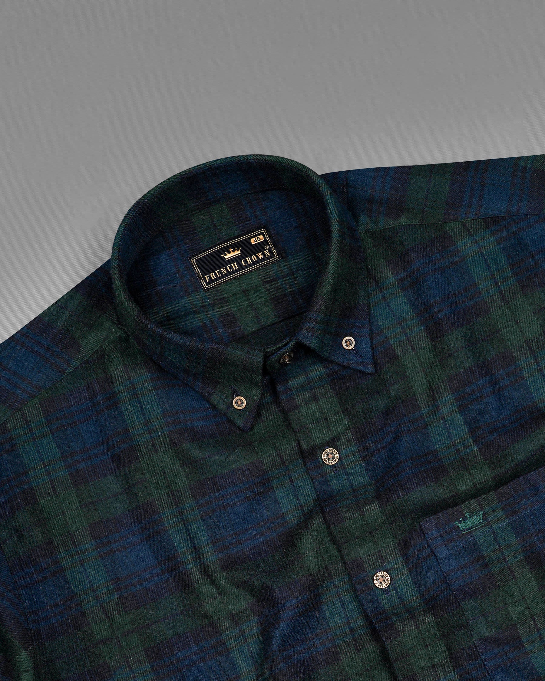 Dianne Blue with Charcoal Green Plaid Flannel Overshirt 7637-BD-MB-38, 7637-BD-MB-H-38, 7637-BD-MB-39,7637-BD-MB-H-39, 7637-BD-MB-40, 7637-BD-MB-H-40, 7637-BD-MB-42, 7637-BD-MB-H-42, 7637-BD-MB-44, 7637-BD-MB-H-44, 7637-BD-MB-46, 7637-BD-MB-H-46, 7637-BD-MB-48, 7637-BD-MB-H-48, 7637-BD-MB-50, 7637-BD-MB-H-50, 7637-BD-MB-52, 7637-BD-MB-H-52