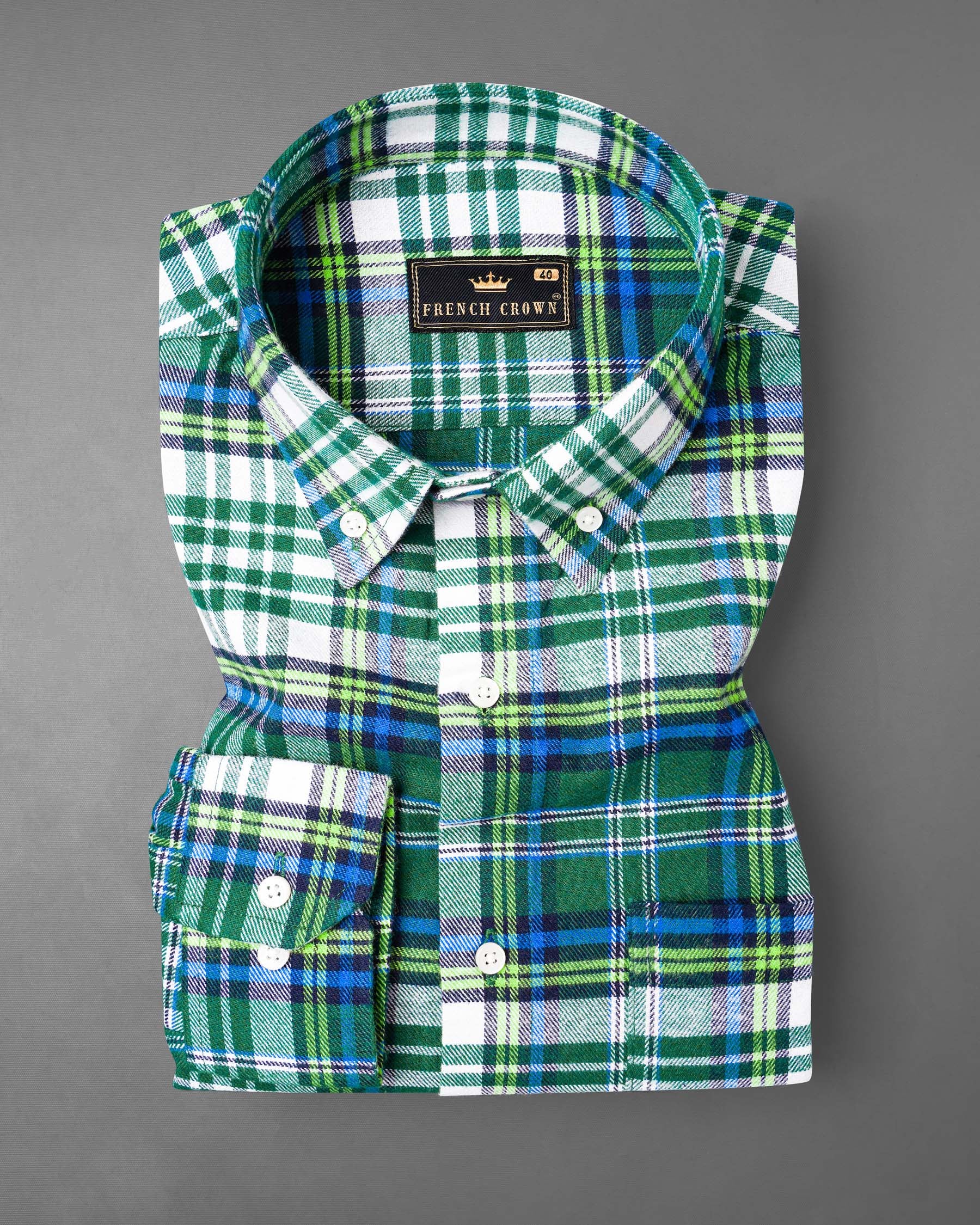Dark Teal Green and White Plaid Flannel Overshirt 7639-BD-38, 7639-BD-H-38, 7639-BD-39,7639-BD-H-39, 7639-BD-40, 7639-BD-H-40, 7639-BD-42, 7639-BD-H-42, 7639-BD-44, 7639-BD-H-44, 7639-BD-46, 7639-BD-H-46, 7639-BD-48, 7639-BD-H-48, 7639-BD-50, 7639-BD-H-50, 7639-BD-52, 7639-BD-H-52