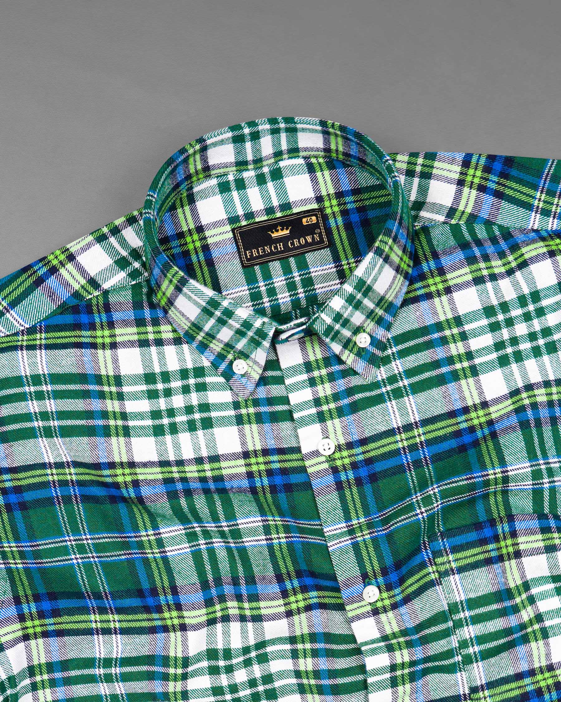 Dark Teal Green and White Plaid Flannel Overshirt 7639-BD-38, 7639-BD-H-38, 7639-BD-39,7639-BD-H-39, 7639-BD-40, 7639-BD-H-40, 7639-BD-42, 7639-BD-H-42, 7639-BD-44, 7639-BD-H-44, 7639-BD-46, 7639-BD-H-46, 7639-BD-48, 7639-BD-H-48, 7639-BD-50, 7639-BD-H-50, 7639-BD-52, 7639-BD-H-52