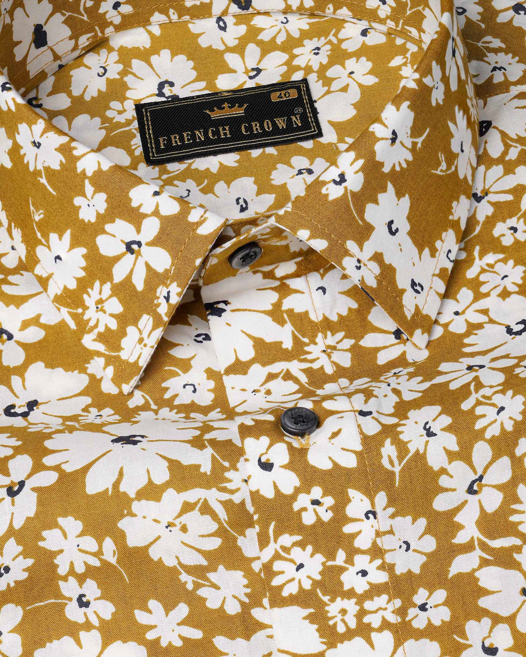 Alpine Brown Floral Printed Premium Cotton Shirt 7646-BLK-38, 7646-BLK-H-38, 7646-BLK-39,7646-BLK-H-39, 7646-BLK-40, 7646-BLK-H-40, 7646-BLK-42, 7646-BLK-H-42, 7646-BLK-44, 7646-BLK-H-44, 7646-BLK-46, 7646-BLK-H-46, 7646-BLK-48, 7646-BLK-H-48, 7646-BLK-50, 7646-BLK-H-50, 7646-BLK-52, 7646-BLK-H-52