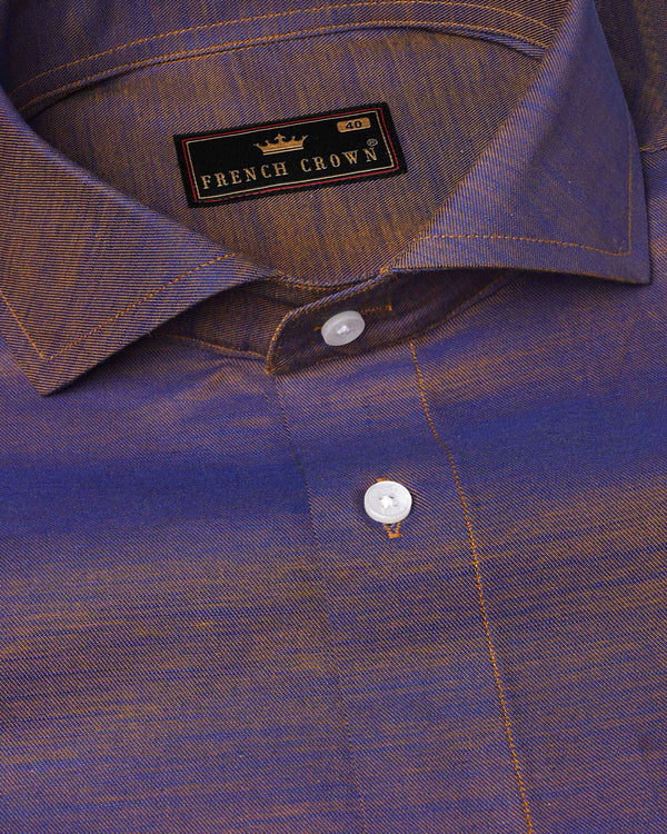 Martinique Blue with Ironstone Brown Two Tone Chambray Chambray Shirt 7647-CA-38, 7647-CA-H-38, 7647-CA-39,7647-CA-H-39, 7647-CA-40, 7647-CA-H-40, 7647-CA-42, 7647-CA-H-42, 7647-CA-44, 7647-CA-H-44, 7647-CA-46, 7647-CA-H-46, 7647-CA-48, 7647-CA-H-48, 7647-CA-50, 7647-CA-H-50, 7647-CA-52, 7647-CA-H-52