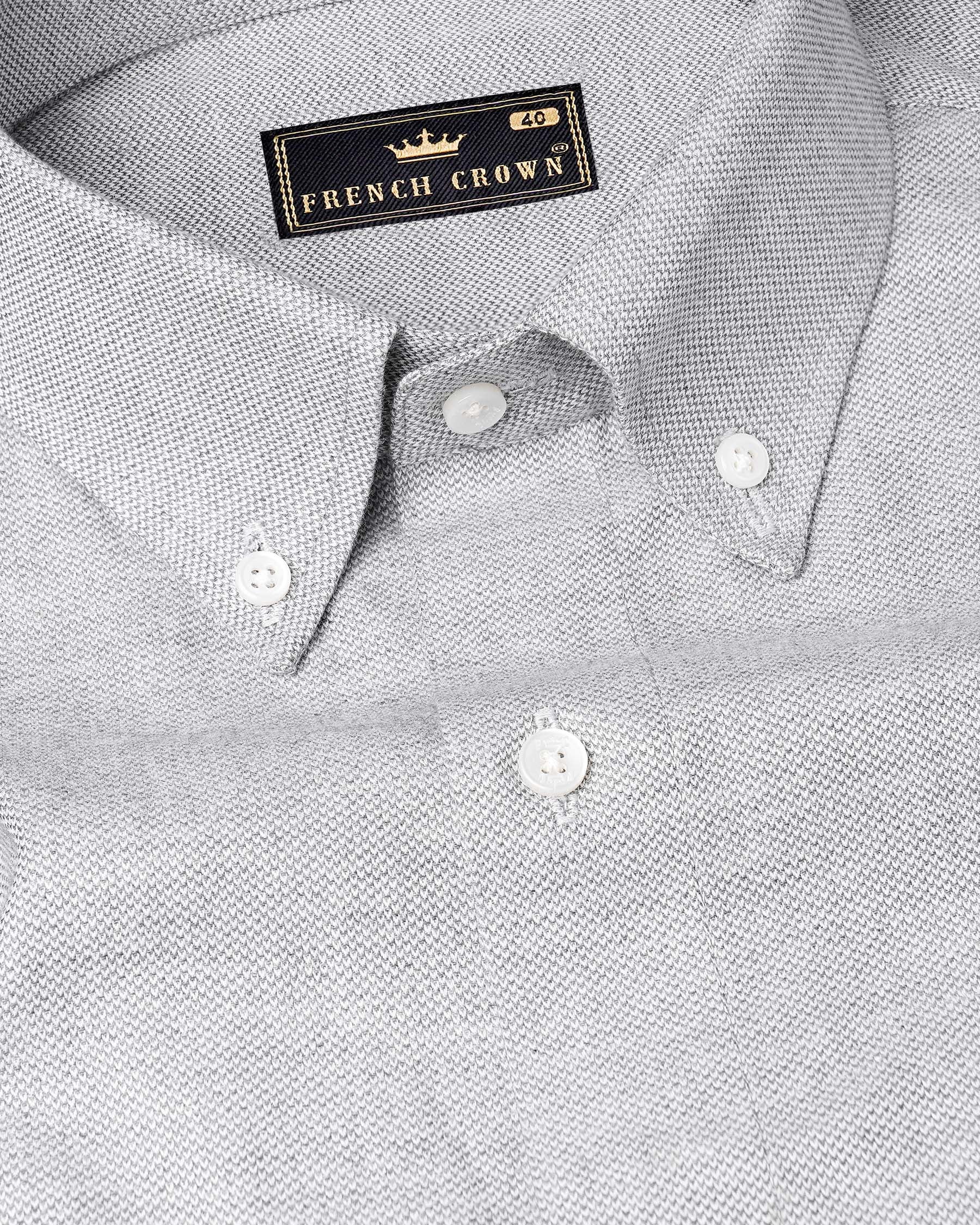 Heather Gray Dobby Textured Premium Giza Cotton Shirt 7649-BD-38, 7649-BD-H-38, 7649-BD-39,7649-BD-H-39, 7649-BD-40, 7649-BD-H-40, 7649-BD-42, 7649-BD-H-42, 7649-BD-44, 7649-BD-H-44, 7649-BD-46, 7649-BD-H-46, 7649-BD-48, 7649-BD-H-48, 7649-BD-50, 7649-BD-H-50, 7649-BD-52, 7649-BD-H-52