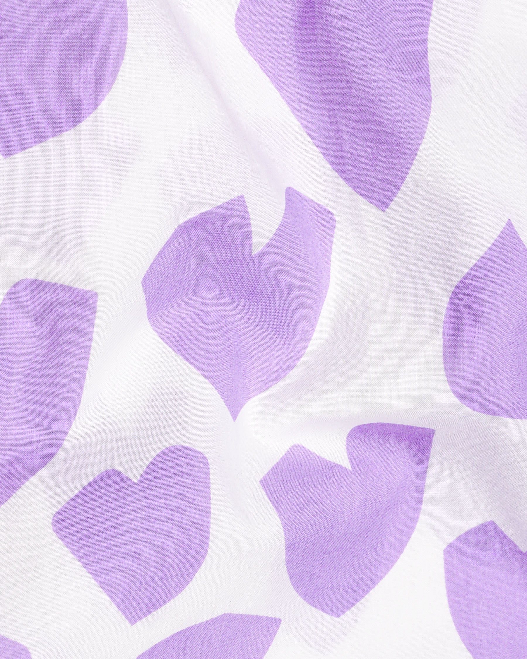 Bright White and Mauve Heart Printed Premium Cotton Shirt 7653-38, 7653-H-38, 7653-39,7653-H-39, 7653-40, 7653-H-40, 7653-42, 7653-H-42, 7653-44, 7653-H-44, 7653-46, 7653-H-46, 7653-48, 7653-H-48, 7653-50, 7653-H-50, 7653-52, 7653-H-52