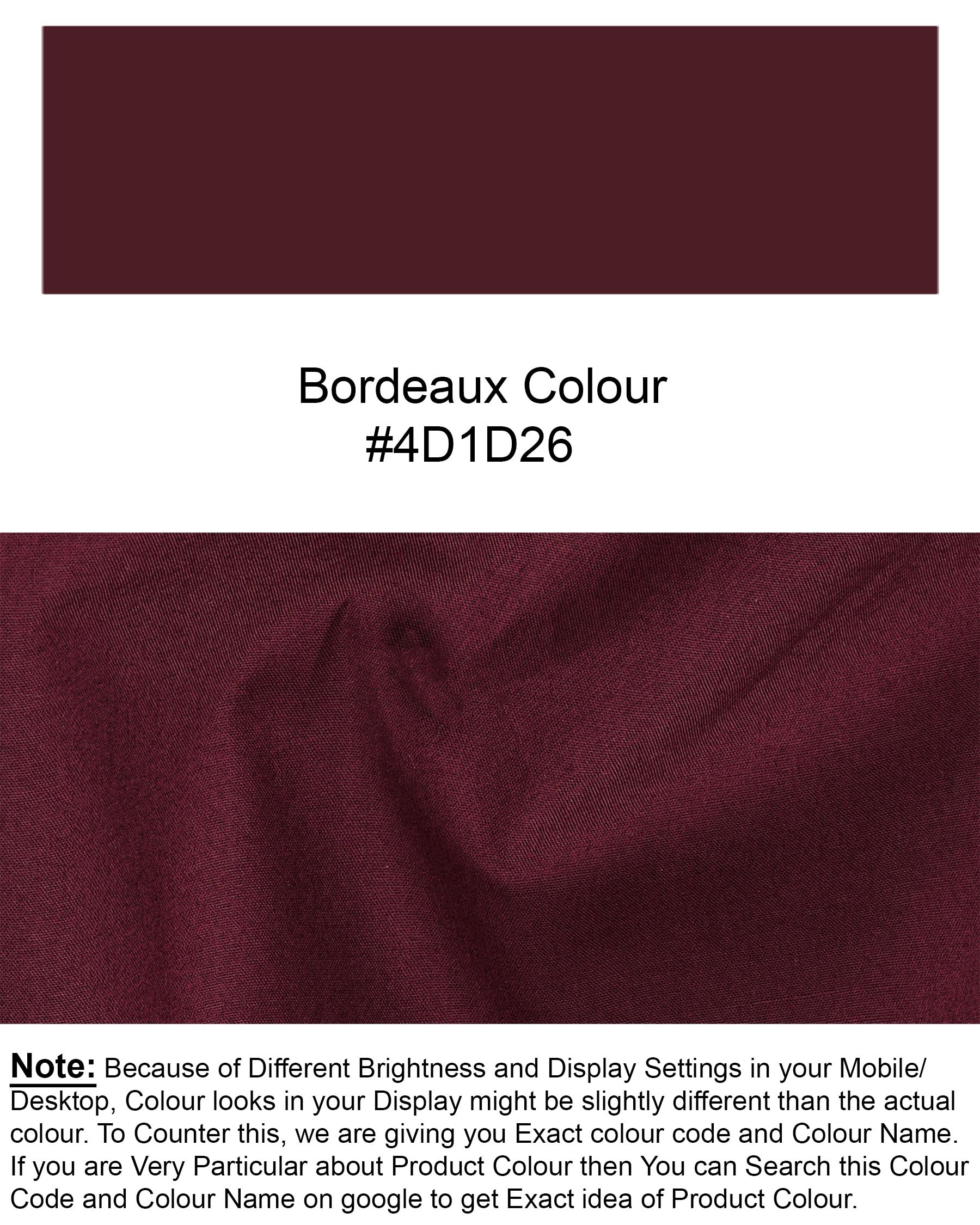 Bordeaux Wine Premium Cotton Shirt 7667-MN-38, 7667-MN-H-38, 7667-MN-39,7667-MN-H-39, 7667-MN-40, 7667-MN-H-40, 7667-MN-42, 7667-MN-H-42, 7667-MN-44, 7667-MN-H-44, 7667-MN-46, 7667-MN-H-46, 7667-MN-48, 7667-MN-H-48, 7667-MN-50, 7667-MN-H-50, 7667-MN-52, 7667-MN-H-52