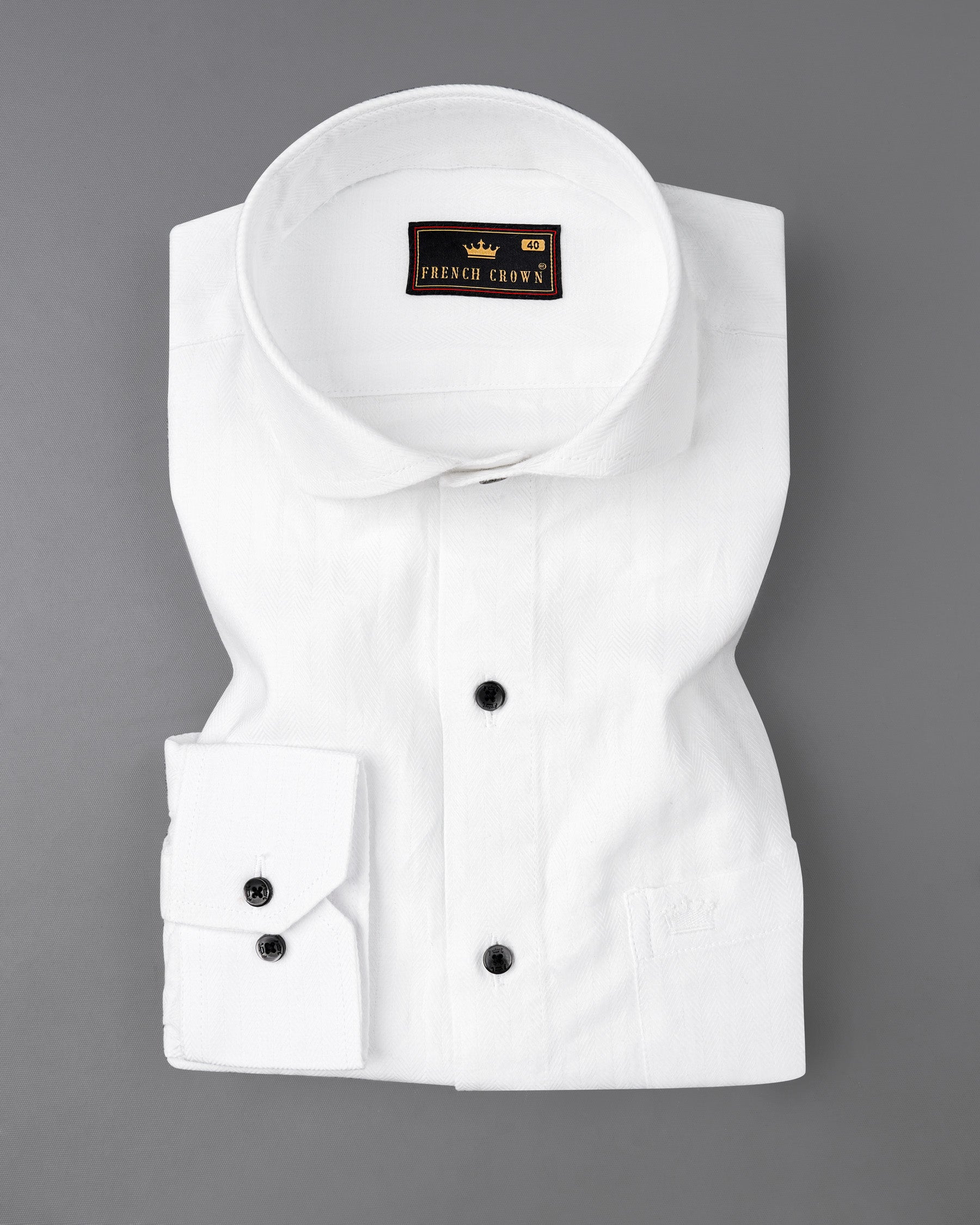 Bright White Herringbone Premium Cotton Shirt 7669-CA-BLK-38, 7669-CA-BLK-H-38, 7669-CA-BLK-39,7669-CA-BLK-H-39, 7669-CA-BLK-40, 7669-CA-BLK-H-40, 7669-CA-BLK-42, 7669-CA-BLK-H-42, 7669-CA-BLK-44, 7669-CA-BLK-H-44, 7669-CA-BLK-46, 7669-CA-BLK-H-46, 7669-CA-BLK-48, 7669-CA-BLK-H-48, 7669-CA-BLK-50, 7669-CA-BLK-H-50, 7669-CA-BLK-52, 7669-CA-BLK-H-52