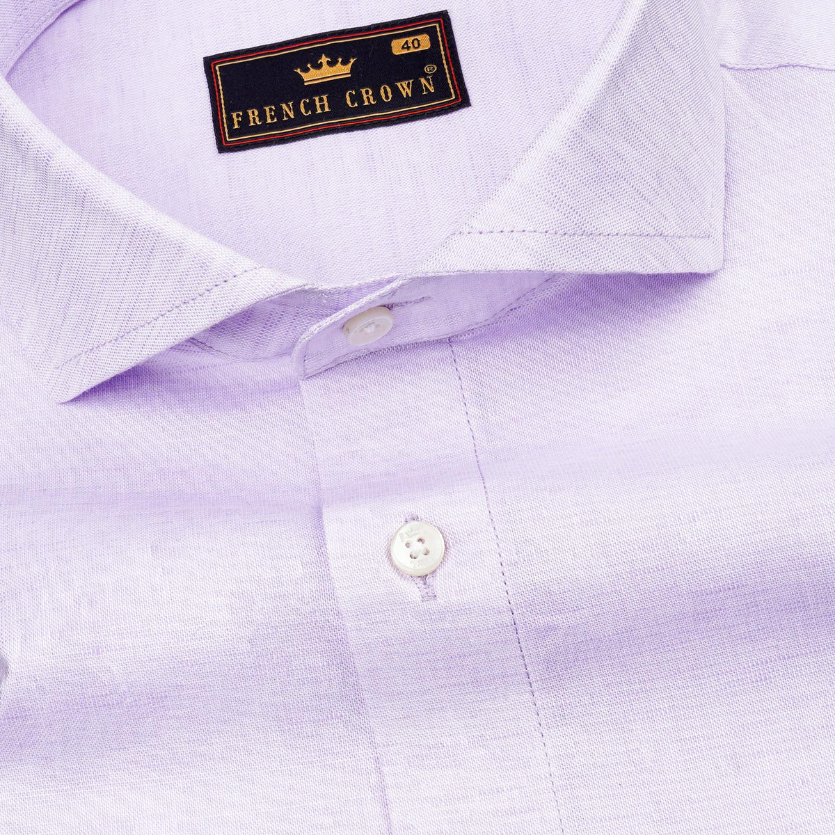Long Sleeve Mauve Button Down Shirt Gray Suit Purple Shirt Black Tie  Violet-Grape Purple Plain