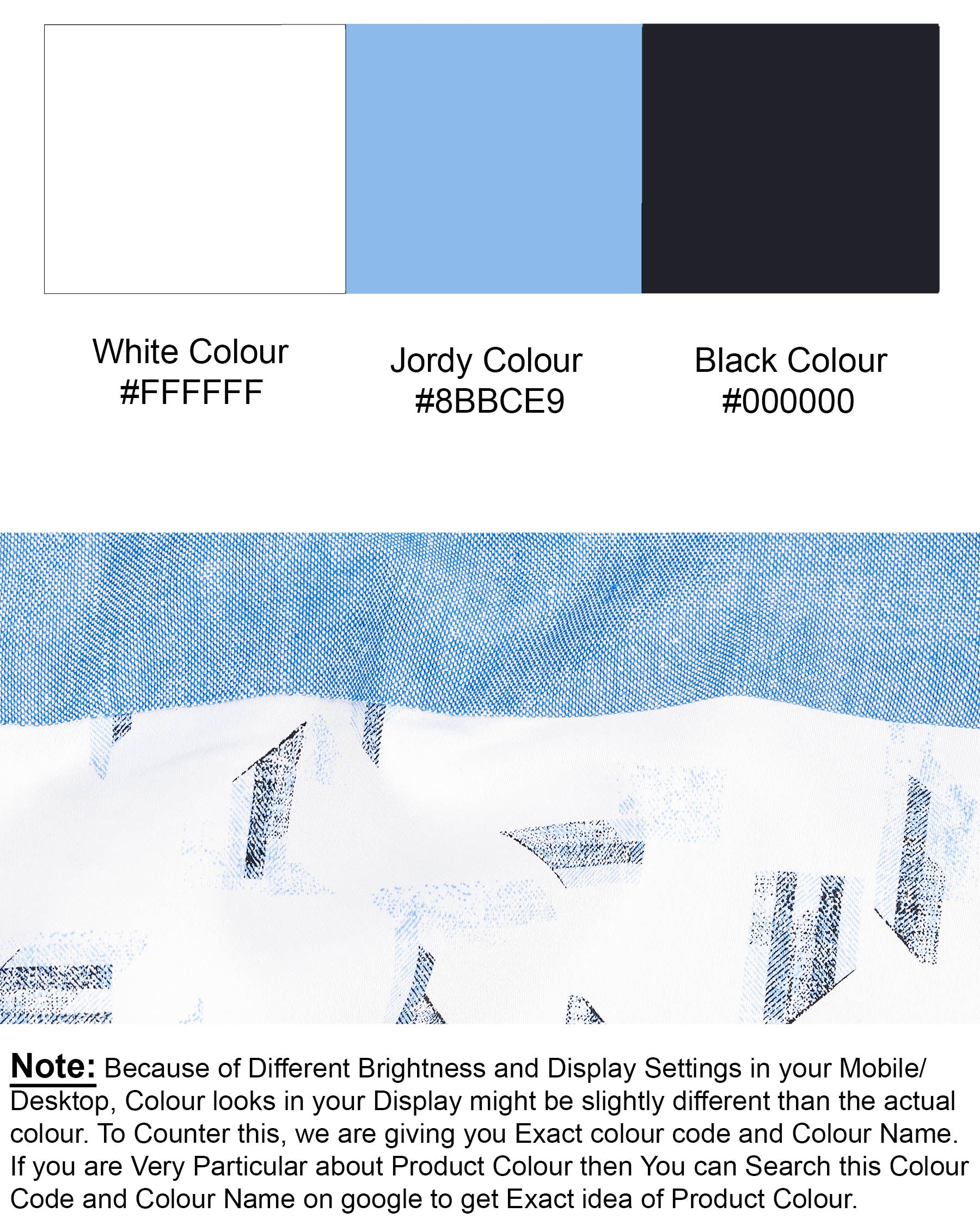 Bright White and Jordy Blue Printed Super Soft Premium Cotton Designer Shirt 7679-P212-38, 7679-P212-H-38, 7679-P212-39,7679-P212-H-39, 7679-P212-40, 7679-P212-H-40, 7679-P212-42, 7679-P212-H-42, 7679-P212-44, 7679-P212-H-44, 7679-P212-46, 7679-P212-H-46, 7679-P212-48, 7679-P212-H-48, 7679-P212-50, 7679-P212-H-50, 7679-P212-52, 7679-P212-H-52