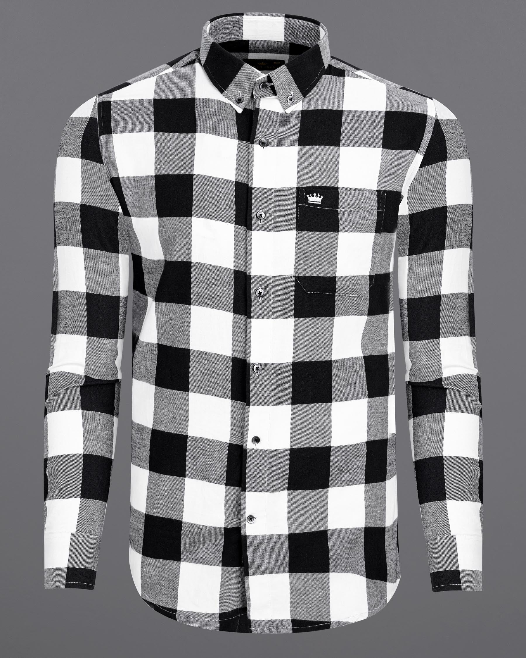 Jade Black and White Checkered Flannel Shirt 7692-BD-BLK-38, 7692-BD-BLK-H-38, 7692-BD-BLK-39,7692-BD-BLK-H-39, 7692-BD-BLK-40, 7692-BD-BLK-H-40, 7692-BD-BLK-42, 7692-BD-BLK-H-42, 7692-BD-BLK-44, 7692-BD-BLK-H-44, 7692-BD-BLK-46, 7692-BD-BLK-H-46, 7692-BD-BLK-48, 7692-BD-BLK-H-48, 7692-BD-BLK-50, 7692-BD-BLK-H-50, 7692-BD-BLK-52, 7692-BD-BLK-H-52