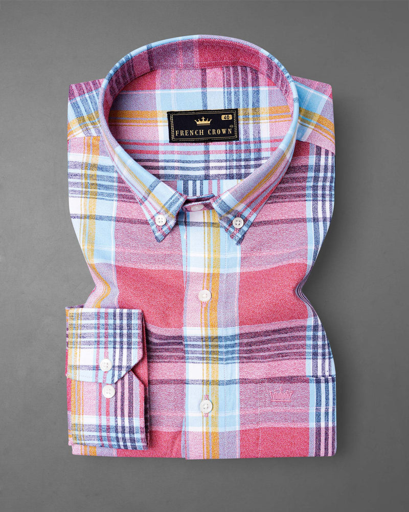 Charm Pink Plaid Dobby Textured Premium Giza Cotton Shirt 7693-BD-38, 7693-BD-H-38, 7693-BD-39,7693-BD-H-39, 7693-BD-40, 7693-BD-H-40, 7693-BD-42, 7693-BD-H-42, 7693-BD-44, 7693-BD-H-44, 7693-BD-46, 7693-BD-H-46, 7693-BD-48, 7693-BD-H-48, 7693-BD-50, 7693-BD-H-50, 7693-BD-52, 7693-BD-H-52