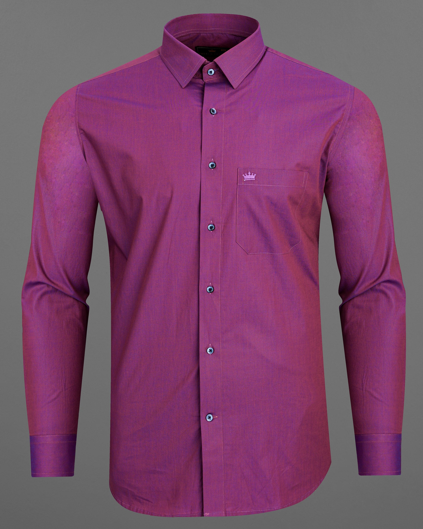 Byzantium Purple Chambray Textured Two-Tone Premium Cotton Shirt 7697-BLE-38, 7697-BLE-H-38, 7697-BLE-39,7697-BLE-H-39, 7697-BLE-40, 7697-BLE-H-40, 7697-BLE-42, 7697-BLE-H-42, 7697-BLE-44, 7697-BLE-H-44, 7697-BLE-46, 7697-BLE-H-46, 7697-BLE-48, 7697-BLE-H-48, 7697-BLE-50, 7697-BLE-H-50, 7697-BLE-52, 7697-BLE-H-52