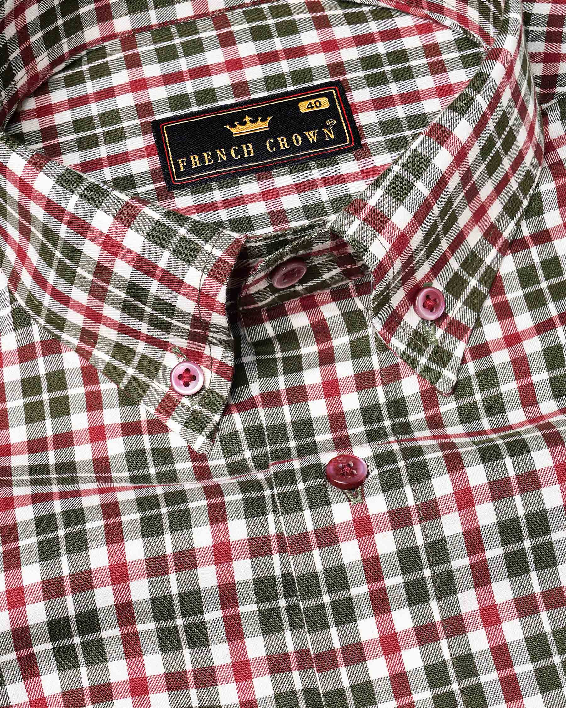 Smoky Topaz Red and Birch Dark Green Plaid Checkered Twill Premium Cotton Shirt 7703-BD-MN-38, 7703-BD-MN-H-38, 7703-BD-MN-39,7703-BD-MN-H-39, 7703-BD-MN-40, 7703-BD-MN-H-40, 7703-BD-MN-42, 7703-BD-MN-H-42, 7703-BD-MN-44, 7703-BD-MN-H-44, 7703-BD-MN-46, 7703-BD-MN-H-46, 7703-BD-MN-48, 7703-BD-MN-H-48, 7703-BD-MN-50, 7703-BD-MN-H-50, 7703-BD-MN-52, 7703-BD-MN-H-52