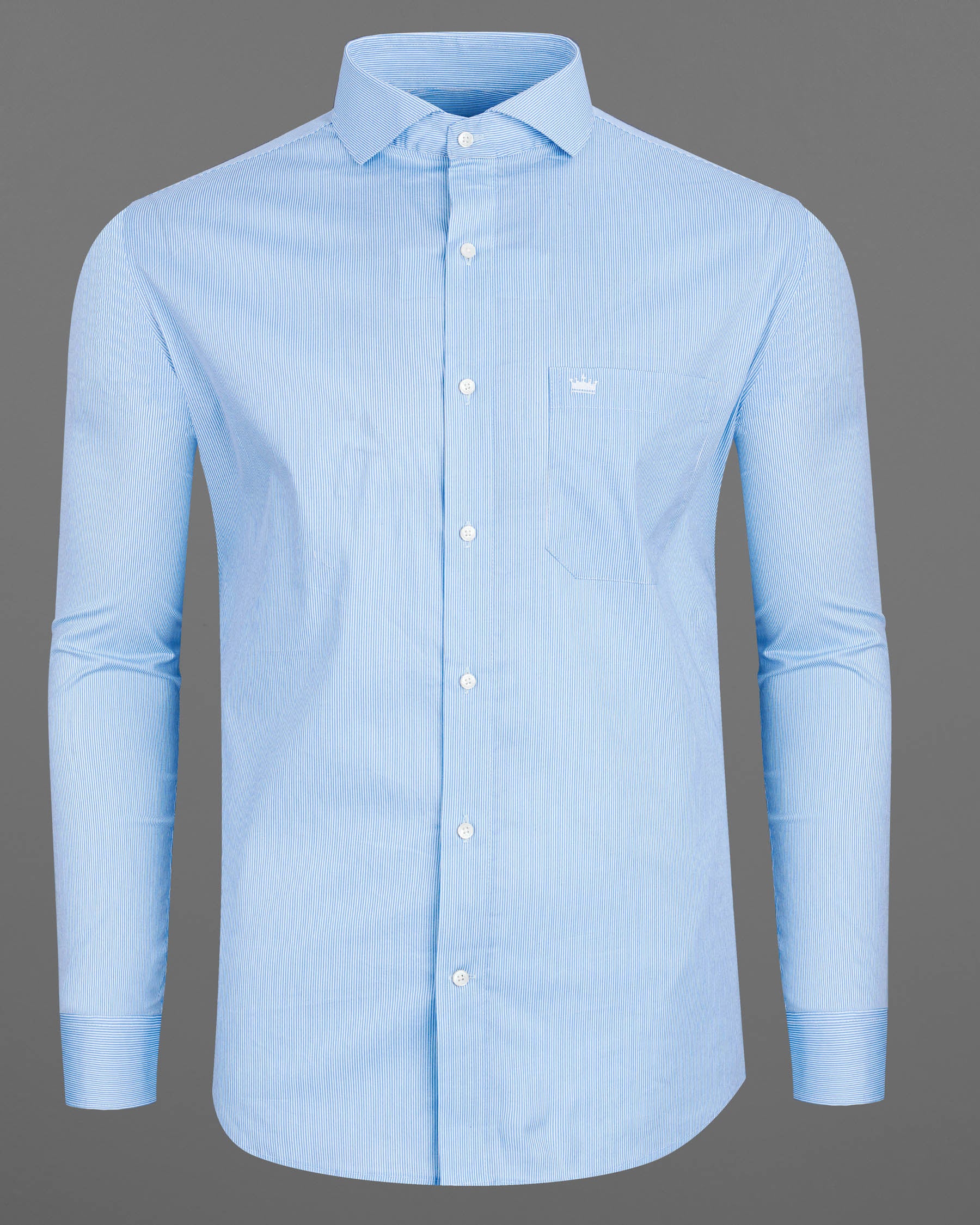 Carolina Blue Pin Striped Premium Cotton Shirt 7709-CA-38, 7709-CA-H-38, 7709-CA-39,7709-CA-H-39, 7709-CA-40, 7709-CA-H-40, 7709-CA-42, 7709-CA-H-42, 7709-CA-44, 7709-CA-H-44, 7709-CA-46, 7709-CA-H-46, 7709-CA-48, 7709-CA-H-48, 7709-CA-50, 7709-CA-H-50, 7709-CA-52, 7709-CA-H-52