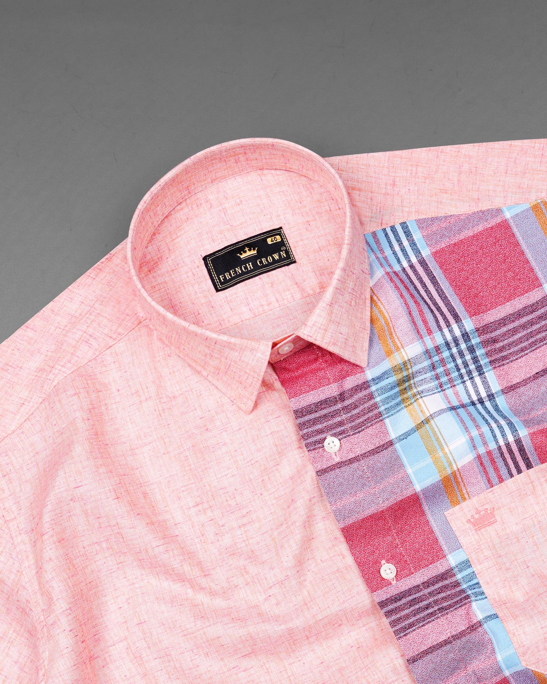 Cosmos Pink and Froly Pink Dobby Textured Premium Giza Cotton Designer Shirt 7717-P189-38, 7717-P189-H-38, 7717-P189-39,7717-P189-H-39, 7717-P189-40, 7717-P189-H-40, 7717-P189-42, 7717-P189-H-42, 7717-P189-44, 7717-P189-H-44, 7717-P189-46, 7717-P189-H-46, 7717-P189-48, 7717-P189-H-48, 7717-P189-50, 7717-P189-H-50, 7717-P189-52, 7717-P189-H-52