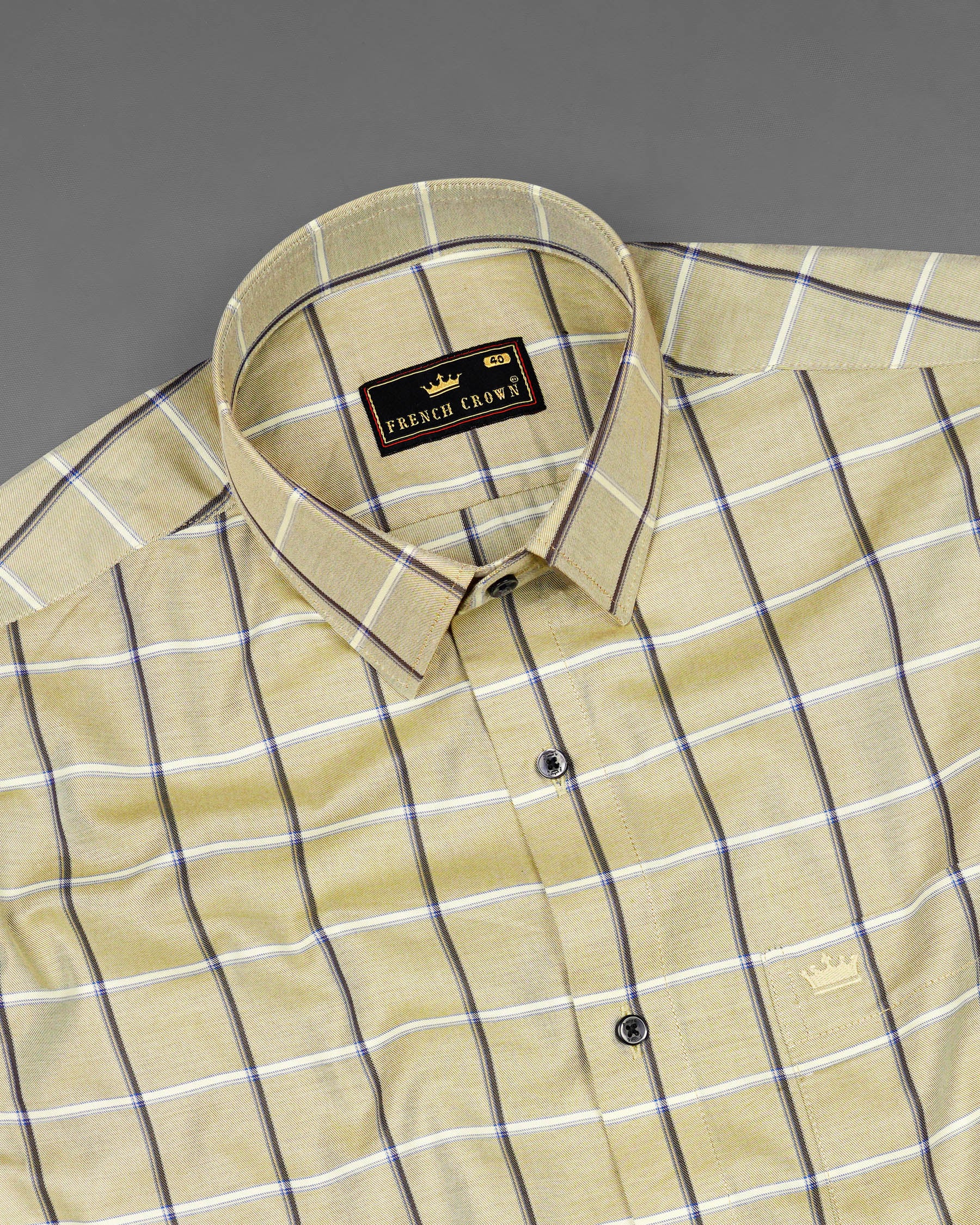  Pavlova Beige Windowpane Twill Textured Premium Cotton Shirt 7733-BLK-38, 7733-BLK-H-38, 7733-BLK-39,7733-BLK-H-39, 7733-BLK-40, 7733-BLK-H-40, 7733-BLK-42, 7733-BLK-H-42, 7733-BLK-44, 7733-BLK-H-44, 7733-BLK-46, 7733-BLK-H-46, 7733-BLK-48, 7733-BLK-H-48, 7733-BLK-50, 7733-BLK-H-50, 7733-BLK-52, 7733-BLK-H-52