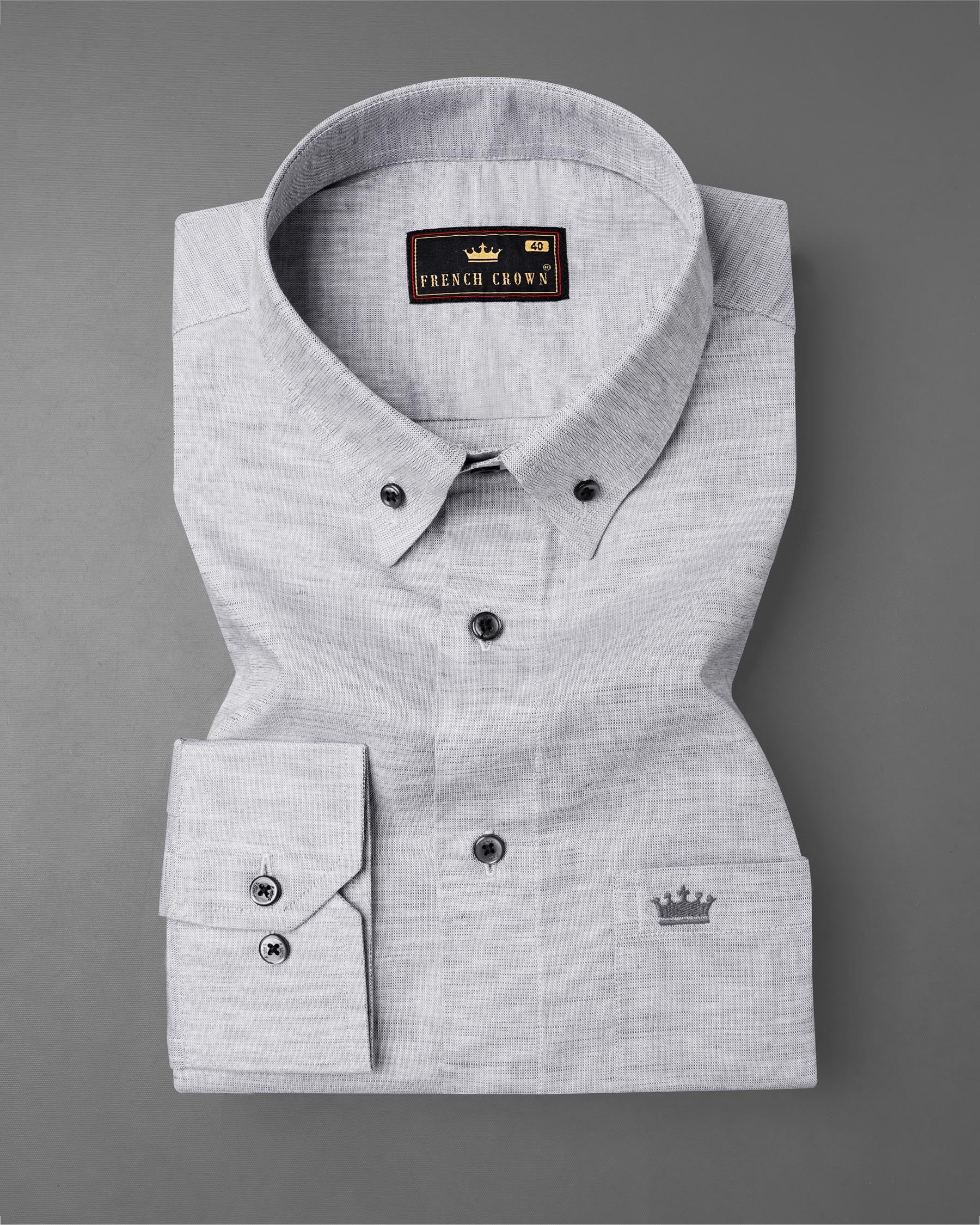 Pale Slate Gray Luxurious Linen Shirt 7736-BD-BLK-38, 7736-BD-BLK-H-38, 7736-BD-BLK-39,7736-BD-BLK-H-39, 7736-BD-BLK-40, 7736-BD-BLK-H-40, 7736-BD-BLK-42, 7736-BD-BLK-H-42, 7736-BD-BLK-44, 7736-BD-BLK-H-44, 7736-BD-BLK-46, 7736-BD-BLK-H-46, 7736-BD-BLK-48, 7736-BD-BLK-H-48, 7736-BD-BLK-50, 7736-BD-BLK-H-50, 7736-BD-BLK-52, 7736-BD-BLK-H-52