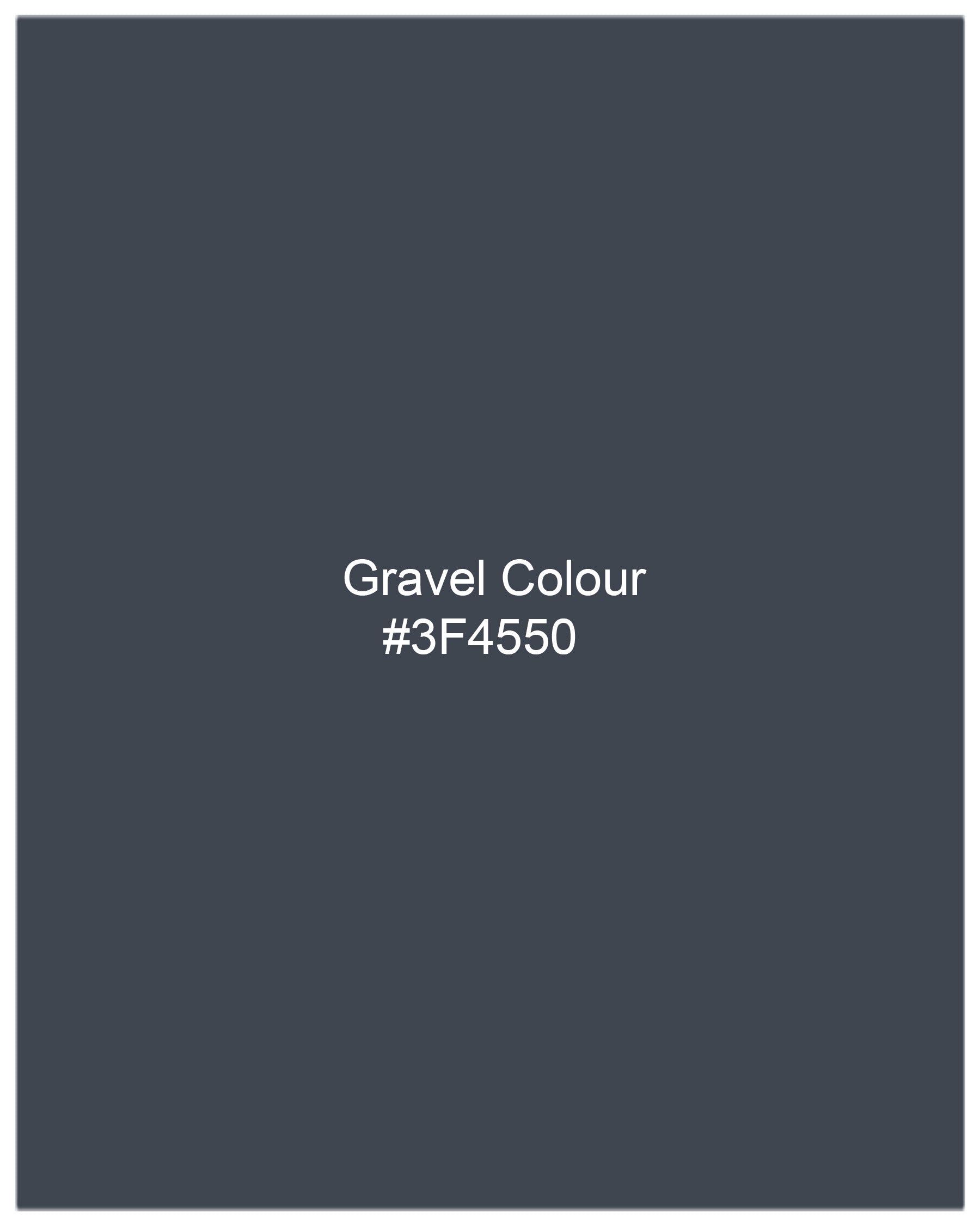Gravel Gray Flannel Premium Cotton Designer Over Shirt 7766-OS-P141-38, 7766-OS-P141-39, 7766-OS-P141-40,  7766-OS-P141-42,  7766-OS-P141-44,  7766-OS-P141-46,  7766-OS-P141-48,  7766-OS-P141-50,  7766-OS-P141-52