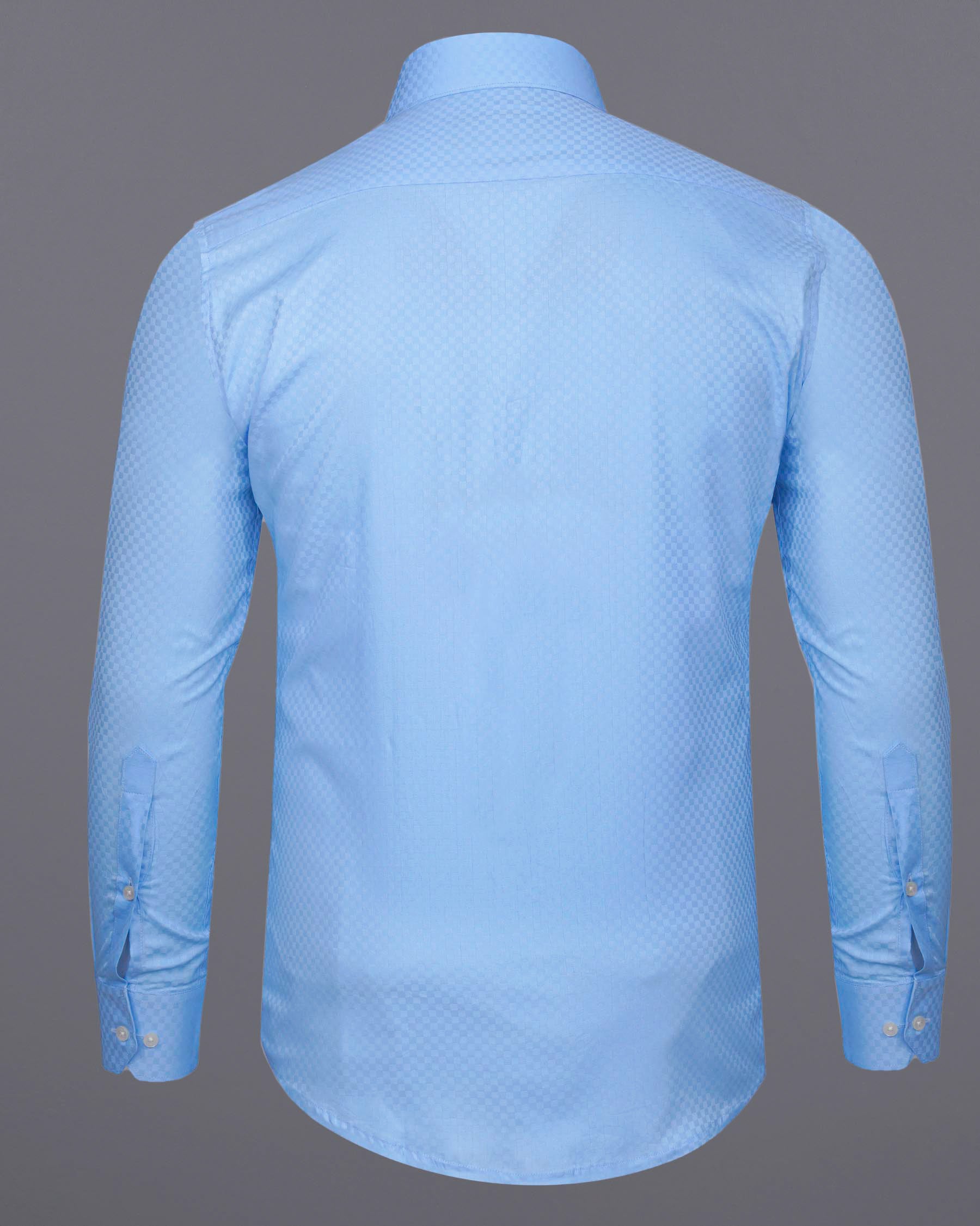 Malibu Blue Dobby Textured Premium Giza Cotton Shirt 7774-CA-38, 7774-CA-H-38, 7774-CA-39,7774-CA-H-39, 7774-CA-40, 7774-CA-H-40, 7774-CA-42, 7774-CA-H-42, 7774-CA-44, 7774-CA-H-44, 7774-CA-46, 7774-CA-H-46, 7774-CA-48, 7774-CA-H-48, 7774-CA-50, 7774-CA-H-50, 7774-CA-52, 7774-CA-H-52