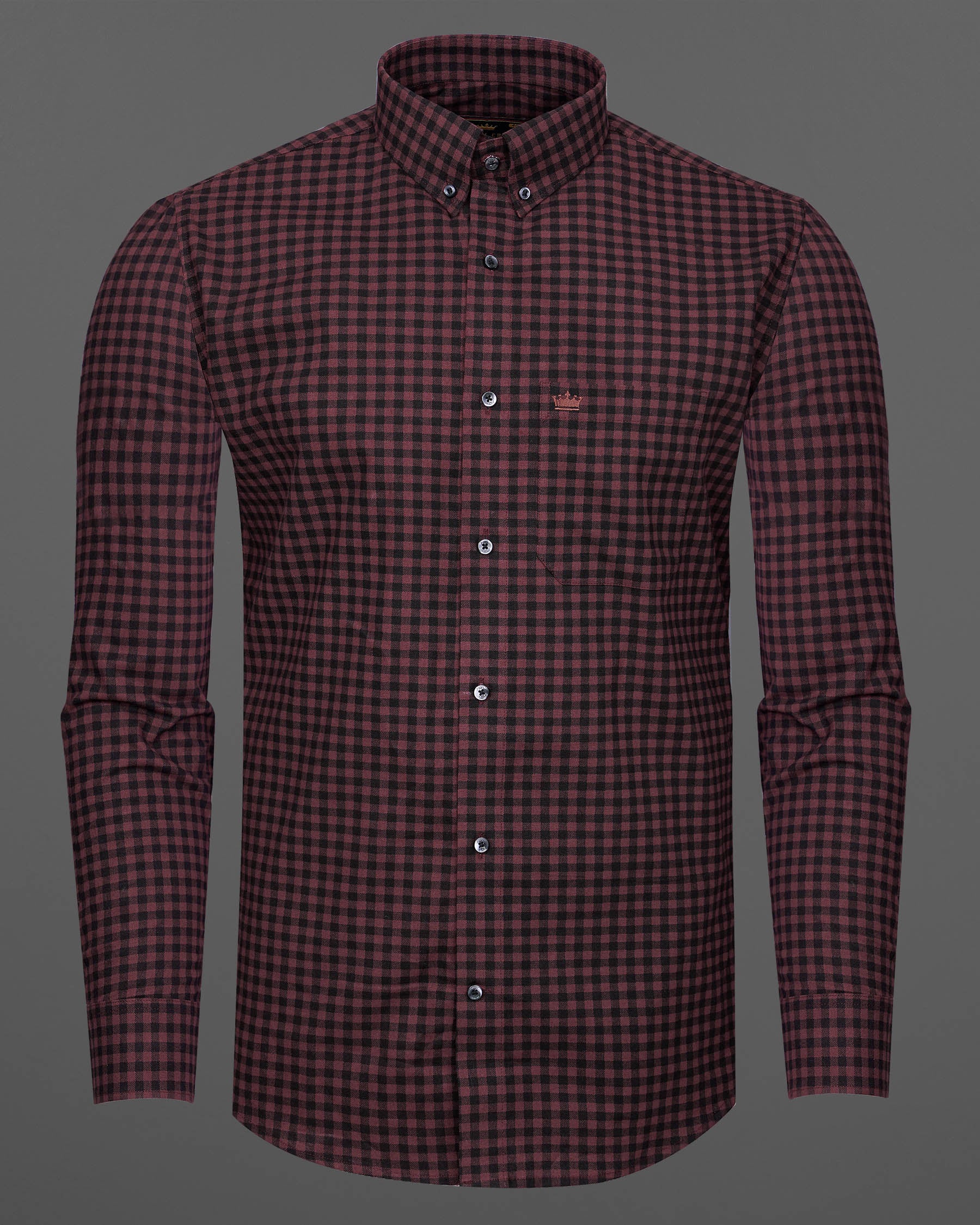 Old Mauve Brown and Black Gingham Checkered Twill Premium Cotton Shirt 7785-BD-BLK-38, 7785-BD-BLK-H-38, 7785-BD-BLK-39,7785-BD-BLK-H-39, 7785-BD-BLK-40, 7785-BD-BLK-H-40, 7785-BD-BLK-42, 7785-BD-BLK-H-42, 7785-BD-BLK-44, 7785-BD-BLK-H-44, 7785-BD-BLK-46, 7785-BD-BLK-H-46, 7785-BD-BLK-48, 7785-BD-BLK-H-48, 7785-BD-BLK-50, 7785-BD-BLK-H-50, 7785-BD-BLK-52, 7785-BD-BLK-H-52