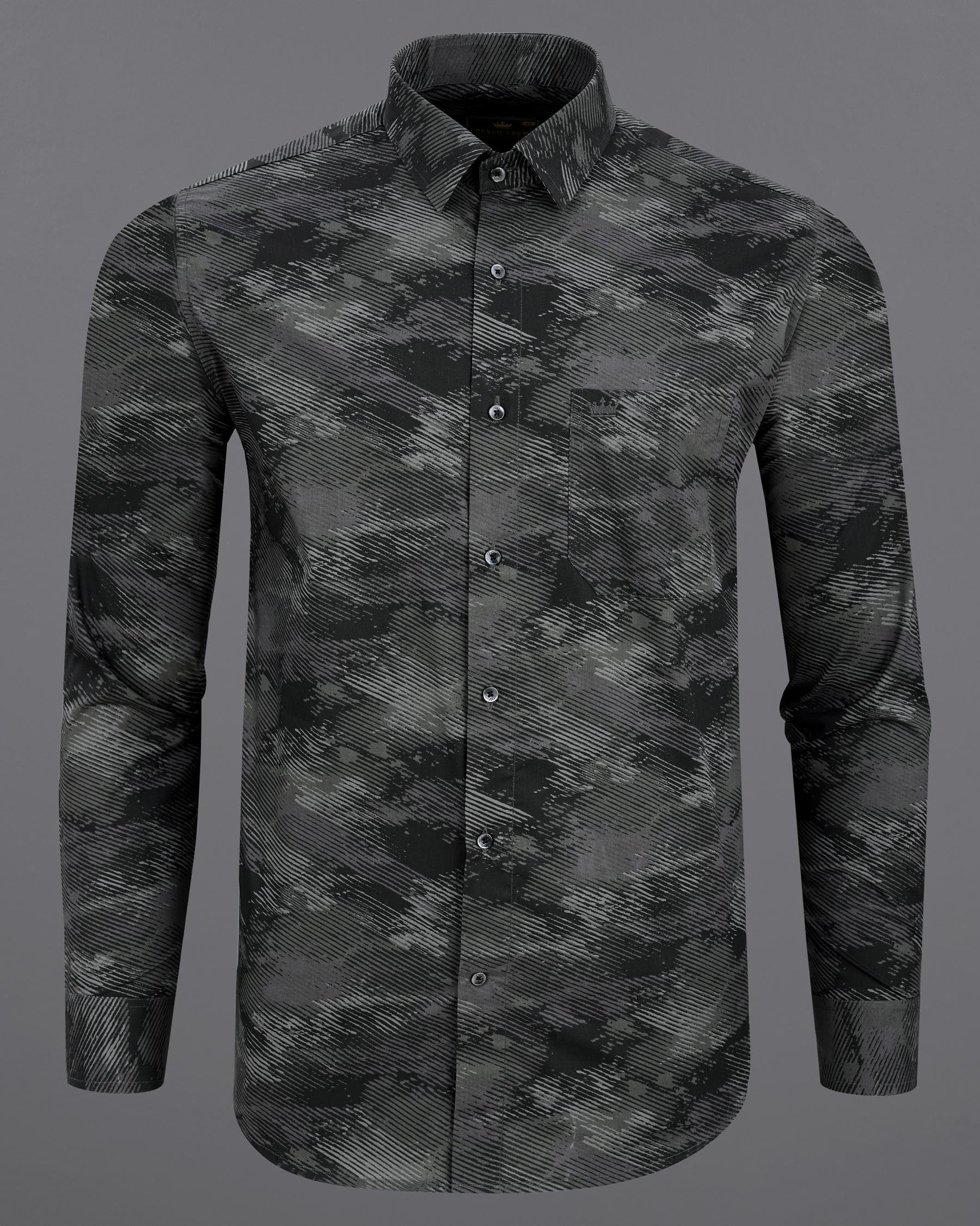 Jade Black and Tundora Gray Premium Cotton Shirt 7796-BLK-38, 7796-BLK-H-38, 7796-BLK-39,7796-BLK-H-39, 7796-BLK-40, 7796-BLK-H-40, 7796-BLK-42, 7796-BLK-H-42, 7796-BLK-44, 7796-BLK-H-44, 7796-BLK-46, 7796-BLK-H-46, 7796-BLK-48, 7796-BLK-H-48, 7796-BLK-50, 7796-BLK-H-50, 7796-BLK-52, 7796-BLK-H-52