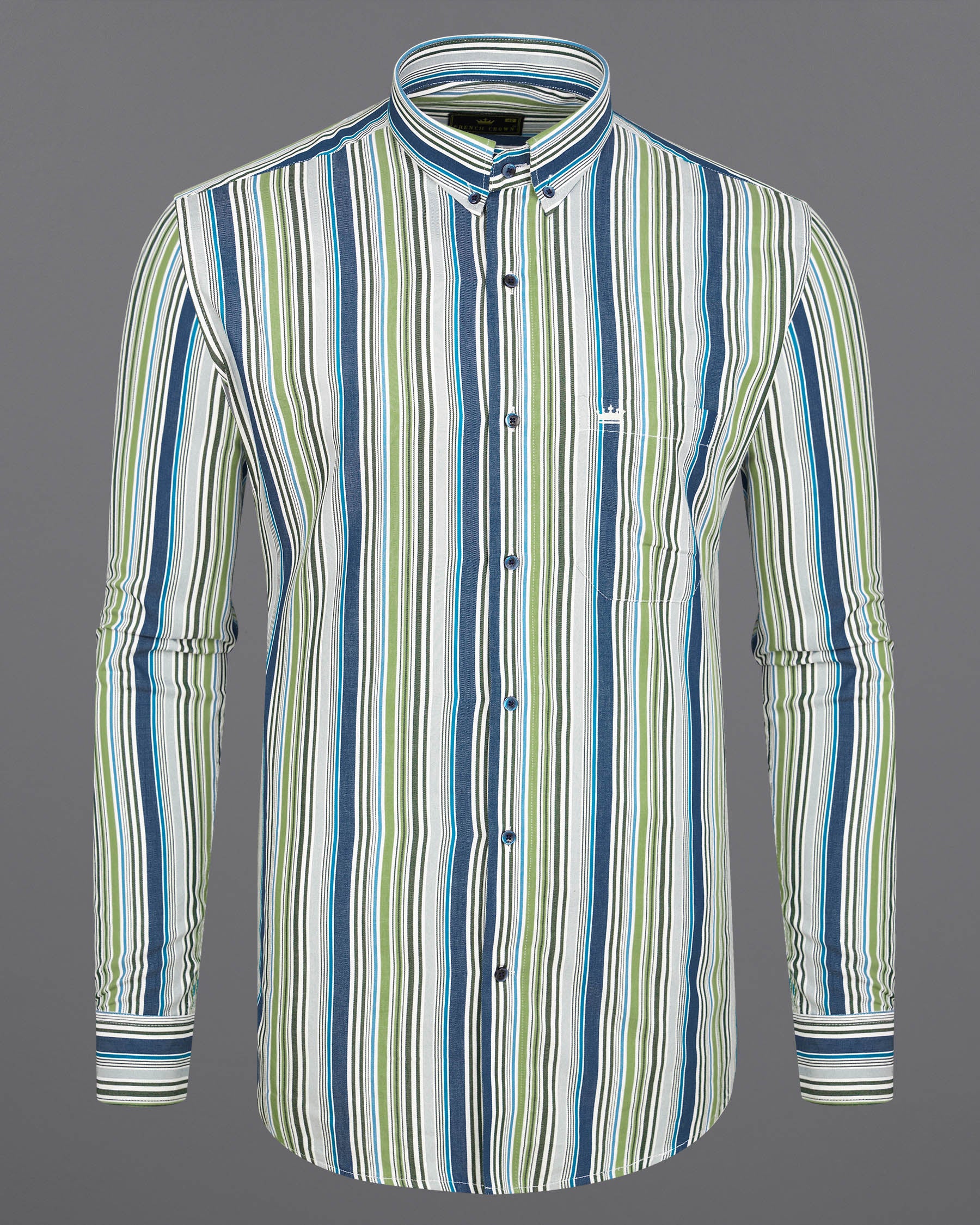 Greyish Green and Geyser Grey Striped Twill Textured Premium Cotton Shirt 7831-BD-BLE-38, 7831-BD-BLE-H-38, 7831-BD-BLE-39,7831-BD-BLE-H-39, 7831-BD-BLE-40, 7831-BD-BLE-H-40, 7831-BD-BLE-42, 7831-BD-BLE-H-42, 7831-BD-BLE-44, 7831-BD-BLE-H-44, 7831-BD-BLE-46, 7831-BD-BLE-H-46, 7831-BD-BLE-48, 7831-BD-BLE-H-48, 7831-BD-BLE-50, 7831-BD-BLE-H-50, 7831-BD-BLE-52, 7831-BD-BLE-H-52