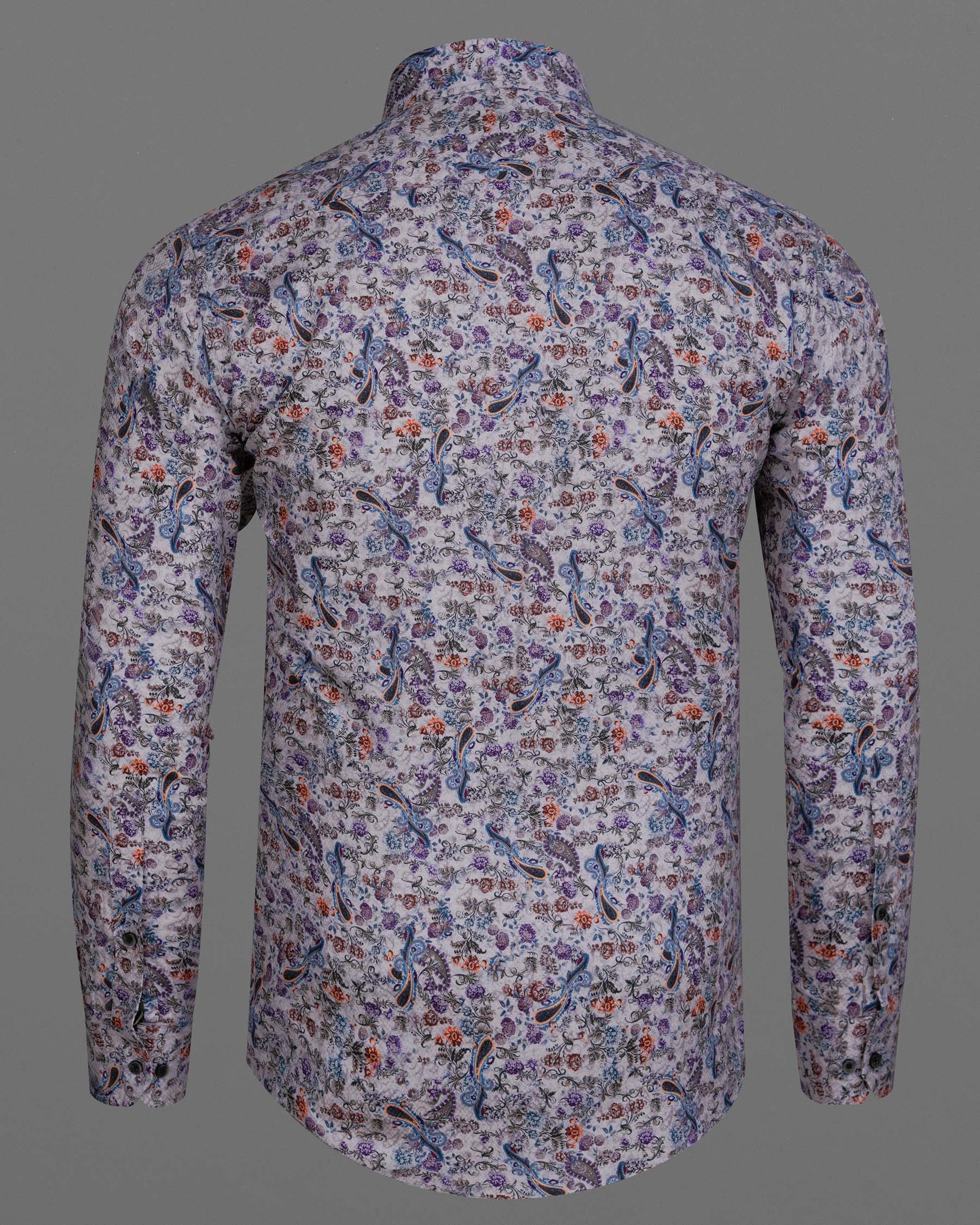 Start Dust Grey Paisley Printed Super Soft Premium Cotton Shirt 7833-BLK-38, 7833-BLK-H-38, 7833-BLK-39,7833-BLK-H-39, 7833-BLK-40, 7833-BLK-H-40, 7833-BLK-42, 7833-BLK-H-42, 7833-BLK-44, 7833-BLK-H-44, 7833-BLK-46, 7833-BLK-H-46, 7833-BLK-48, 7833-BLK-H-48, 7833-BLK-50, 7833-BLK-H-50, 7833-BLK-52, 7833-BLK-H-52