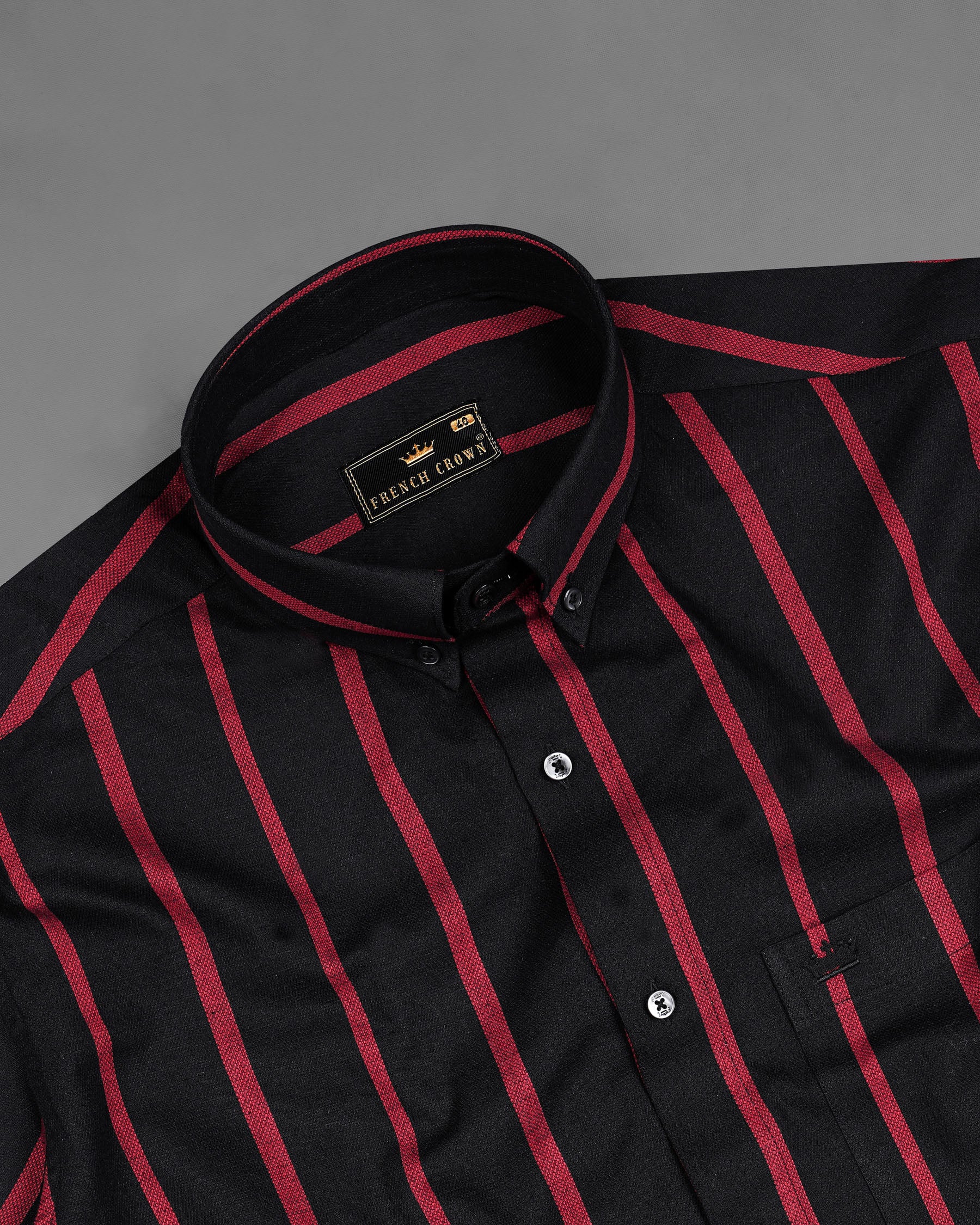  Jade Black and Valencia Pink Striped Dobby Textured Premium Giza Cotton Shirt 7849-BD-BLK-38, 7849-BD-BLK-H-38, 7849-BD-BLK-39,7849-BD-BLK-H-39, 7849-BD-BLK-40, 7849-BD-BLK-H-40, 7849-BD-BLK-42, 7849-BD-BLK-H-42, 7849-BD-BLK-44, 7849-BD-BLK-H-44, 7849-BD-BLK-46, 7849-BD-BLK-H-46, 7849-BD-BLK-48, 7849-BD-BLK-H-48, 7849-BD-BLK-50, 7849-BD-BLK-H-50, 7849-BD-BLK-52, 7849-BD-BLK-H-52