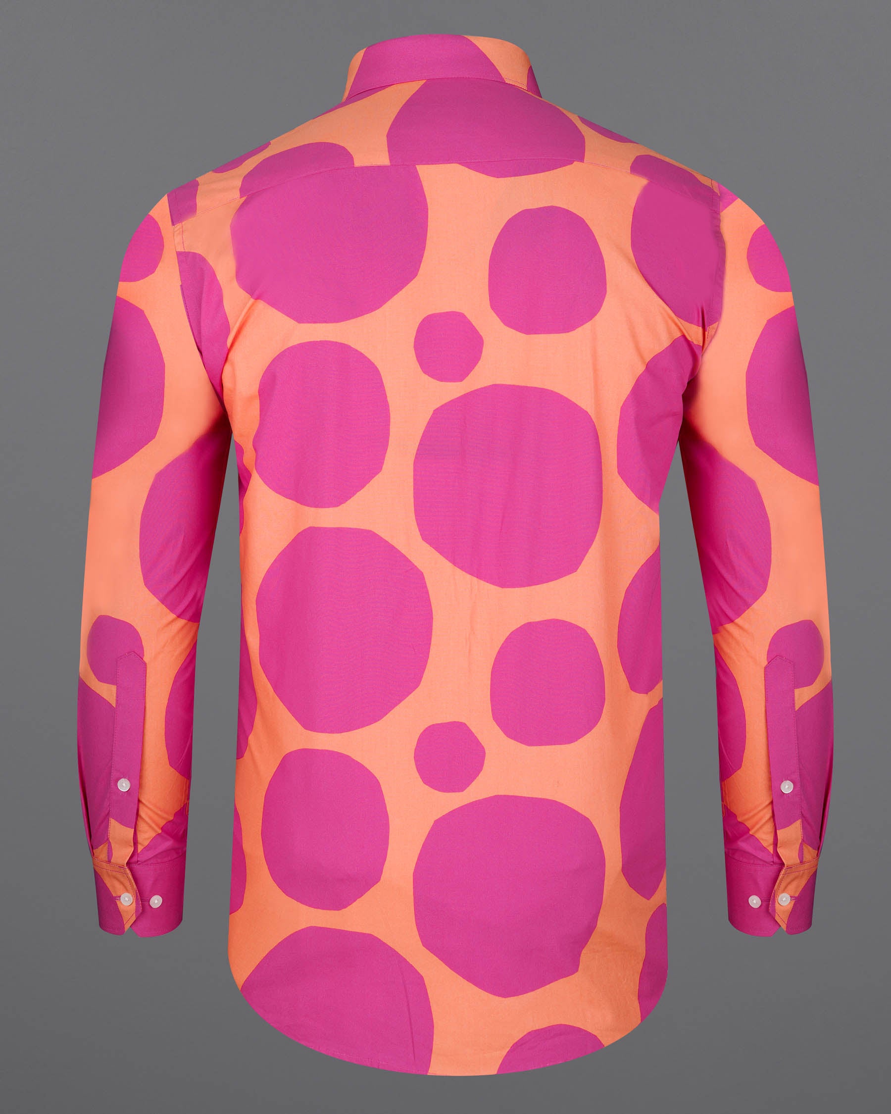 Tumbleweed Peach Polka Dotted Premium Cotton Shirt 7859-38, 7859-H-38, 7859-39, 7859-H-39, 7859-40, 7859-H-40, 7859-42, 7859-H-42, 7859-44, 7859-H-44, 7859-46, 7859-H-46, 7859-48, 7859-H-48, 7859-50, 7859-H-50, 7859-52, 7859-H-52