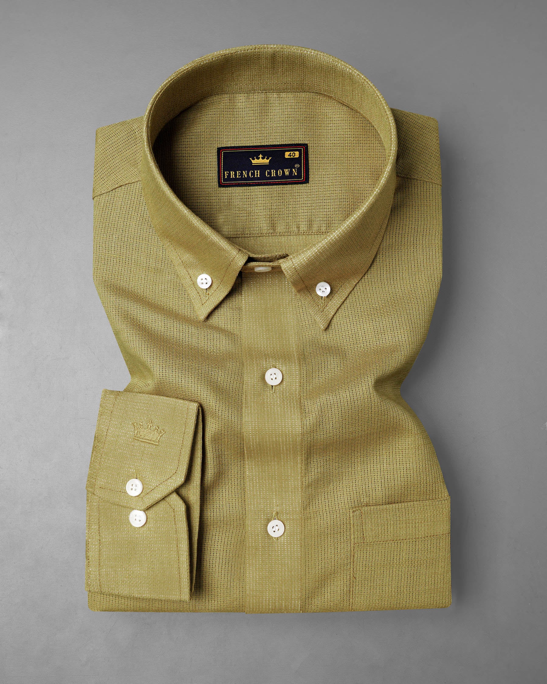 Teak Yellow Dobby Textured Premium Giza Cotton Shirt 7884-BD-38, 7884-BD-H-38, 7884-BD-39, 7884-BD-H-39, 7884-BD-40, 7884-BD-H-40, 7884-BD-42, 7884-BD-H-42, 7884-BD-44, 7884-BD-H-44, 7884-BD-46, 7884-BD-H-46, 7884-BD-48, 7884-BD-H-48, 7884-BD-50, 7884-BD-H-50, 7884-BD-52, 7884-BD-H-52