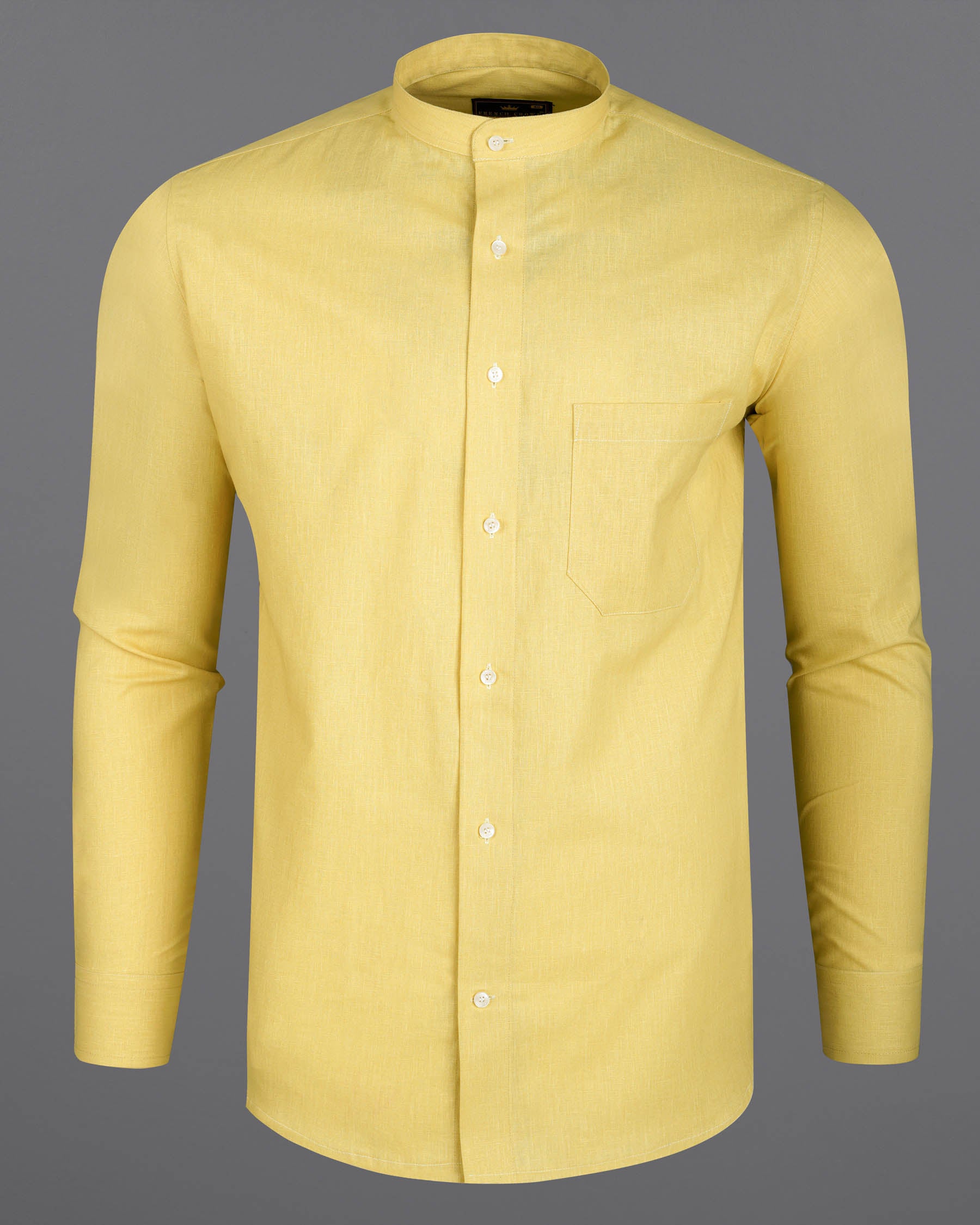 Grandis Yellow Luxurious Linen Shirt 7890-M-38, 7890-M-H-38, 7890-M-39, 7890-M-H-39, 7890-M-40, 7890-M-H-40, 7890-M-42, 7890-M-H-42, 7890-M-44, 7890-M-H-44, 7890-M-46, 7890-M-H-46, 7890-M-48, 7890-M-H-48, 7890-M-50, 7890-M-H-50, 7890-M-52, 7890-M-H-52