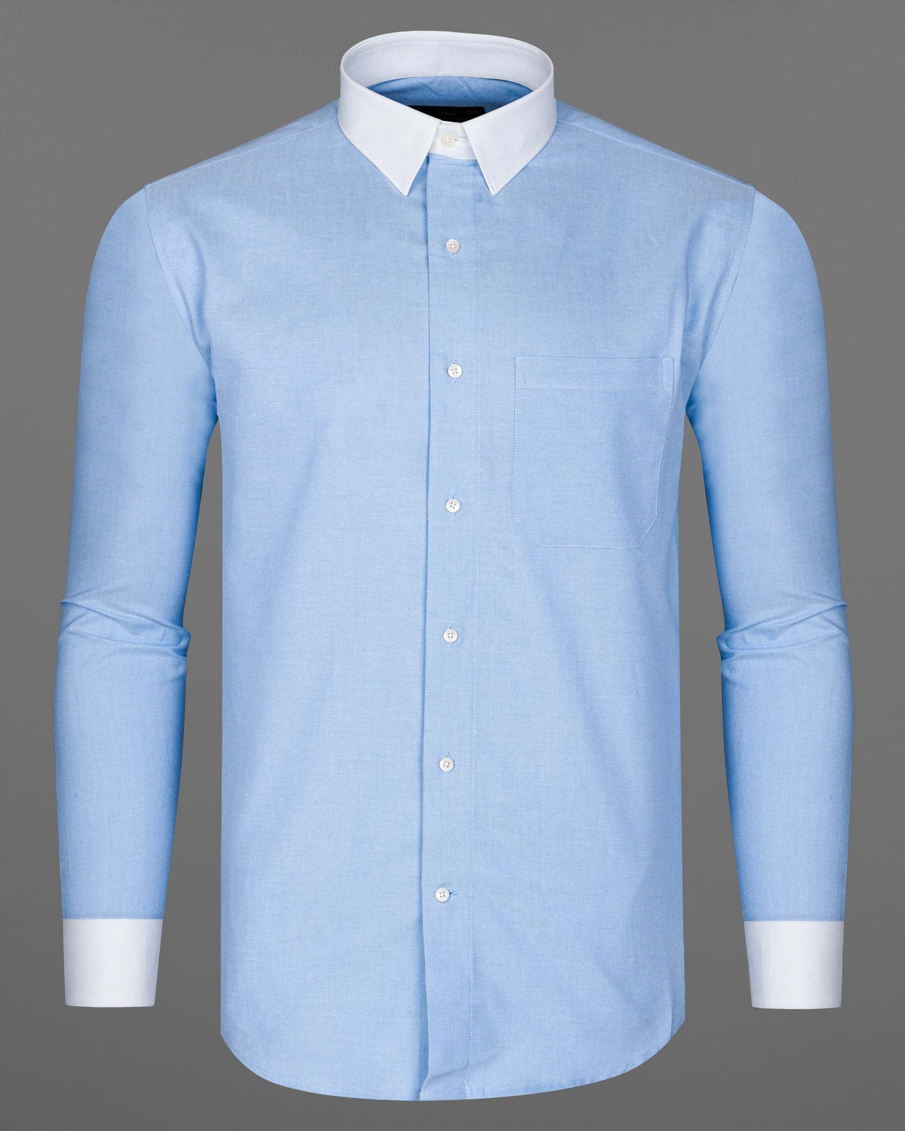 Spindle Blue With White Collar And Cuff Royal Oxford Shirt 7902-WCC-38, 7902-WCC-H-38, 7902-WCC-39, 7902-WCC-H-39, 7902-WCC-40, 7902-WCC-H-40, 7902-WCC-42, 7902-WCC-H-42, 7902-WCC-44, 7902-WCC-H-44, 7902-WCC-46, 7902-WCC-H-46, 7902-WCC-48, 7902-WCC-H-48, 7902-WCC-50, 7902-WCC-H-50, 7902-WCC-52, 7902-WCC-H-52