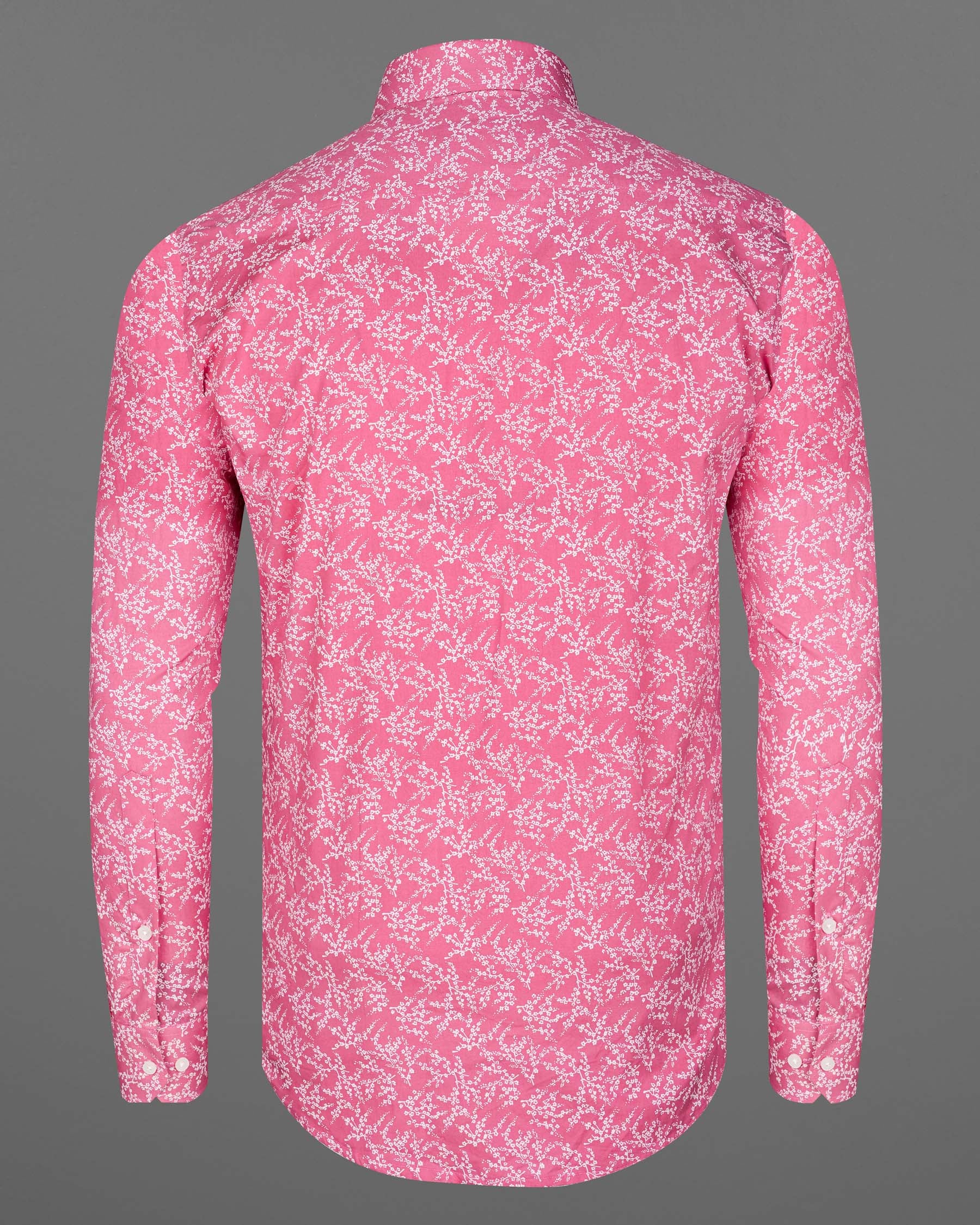 Light Thulian Pink Ditzy Printed Premium Cotton Shirt 7917-38, 7917-H-38, 7917-39, 7917-H-39, 7917-40, 7917-H-40, 7917-42, 7917-H-42, 7917-44, 7917-H-44, 7917-46, 7917-H-46, 7917-48, 7917-H-48, 7917-50, 7917-H-50, 7917-52, 7917-H-52