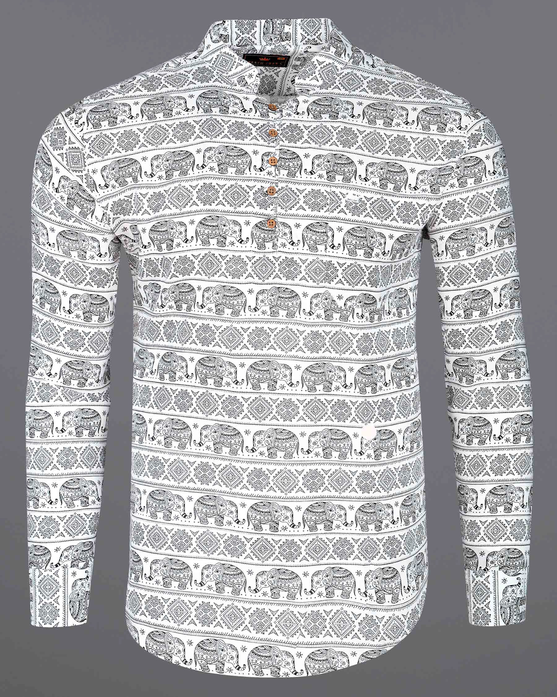 Bright White and Black Tribal Printed Premium Tencel Shirt 7925-KS-38, 7925-KS-H-38, 7925-KS-39, 7925-KS-H-39, 7925-KS-40, 7925-KS-H-40, 7925-KS-42, 7925-KS-H-42, 7925-KS-44, 7925-KS-H-44, 7925-KS-46, 7925-KS-H-46, 7925-KS-48, 7925-KS-H-48, 7925-KS-50, 7925-KS-H-50, 7925-KS-52, 7925-KS-H-52