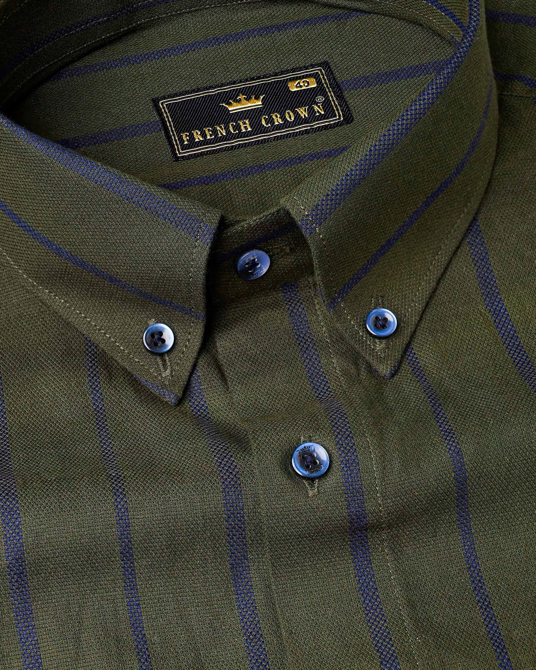 Taupe Green With Valhalla Navy Blue Striped Dobby Textured Premium Giza Cotton Shirt 7930-BD-BLE-38, 7930-BD-BLE-H-38, 7930-BD-BLE-39, 7930-BD-BLE-H-39, 7930-BD-BLE-40, 7930-BD-BLE-H-40, 7930-BD-BLE-42, 7930-BD-BLE-H-42, 7930-BD-BLE-44, 7930-BD-BLE-H-44, 7930-BD-BLE-46, 7930-BD-BLE-H-46, 7930-BD-BLE-48, 7930-BD-BLE-H-48, 7930-BD-BLE-50, 7930-BD-BLE-H-50, 7930-BD-BLE-52, 7930-BD-BLE-H-52