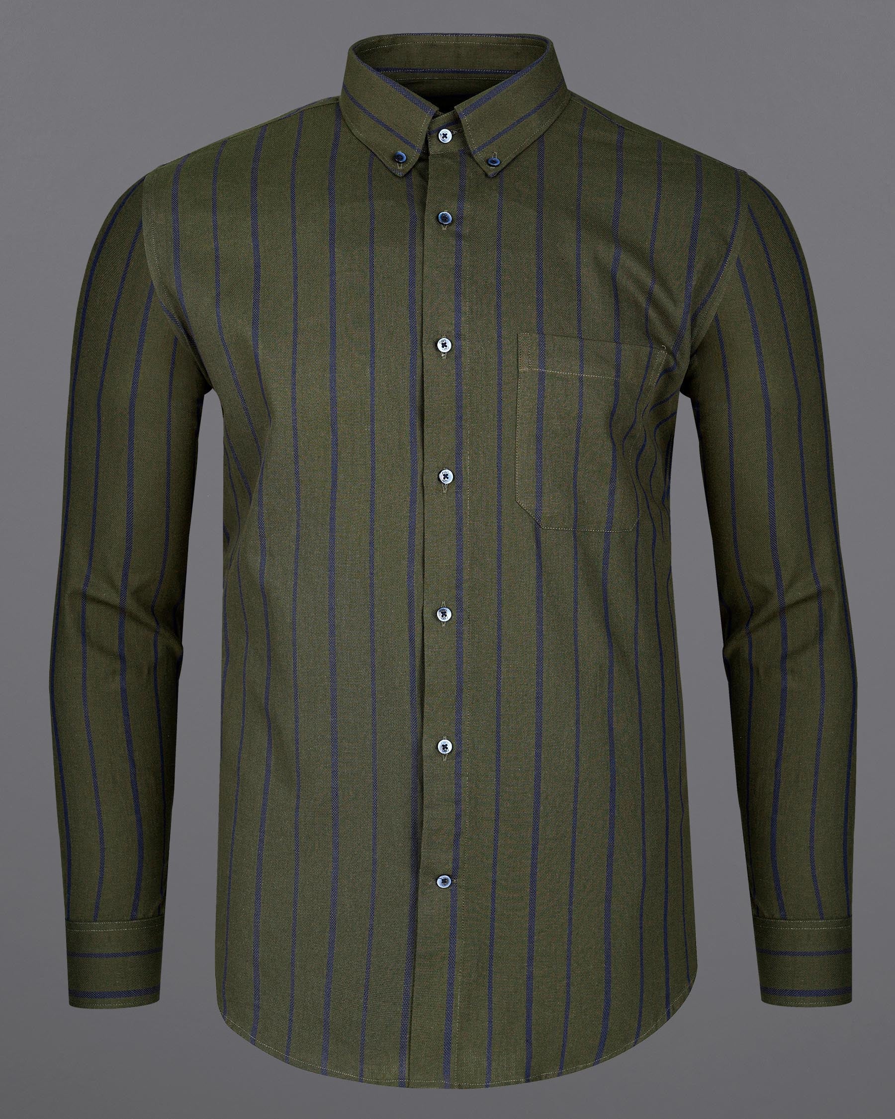 Taupe Green With Valhalla Navy Blue Striped Dobby Textured Premium Giza Cotton Shirt 7930-BD-BLE-38, 7930-BD-BLE-H-38, 7930-BD-BLE-39, 7930-BD-BLE-H-39, 7930-BD-BLE-40, 7930-BD-BLE-H-40, 7930-BD-BLE-42, 7930-BD-BLE-H-42, 7930-BD-BLE-44, 7930-BD-BLE-H-44, 7930-BD-BLE-46, 7930-BD-BLE-H-46, 7930-BD-BLE-48, 7930-BD-BLE-H-48, 7930-BD-BLE-50, 7930-BD-BLE-H-50, 7930-BD-BLE-52, 7930-BD-BLE-H-52