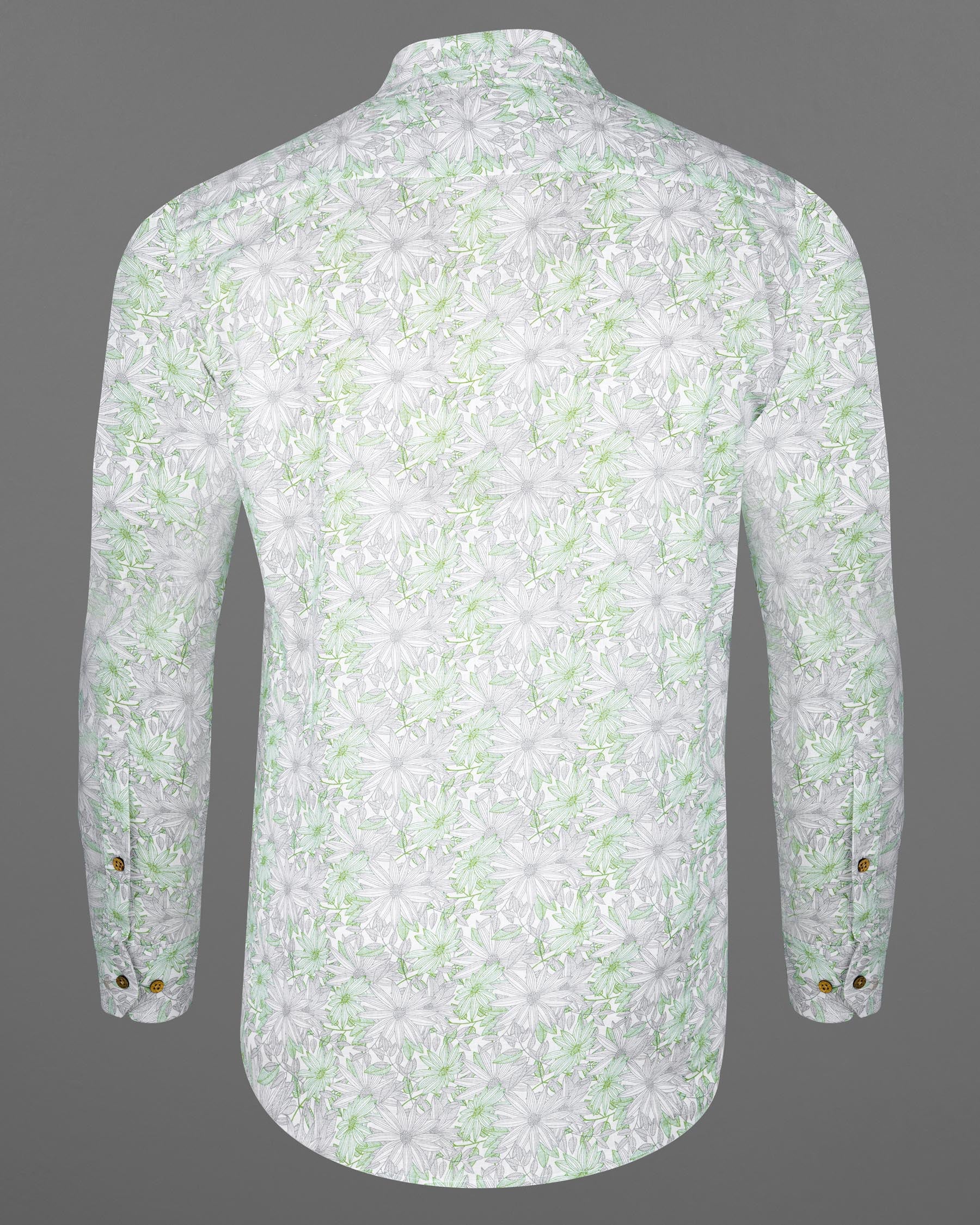 Olivine Green With White Floral Printed Luxurious Linen Kurta Shirt 7933-KS-38, 7933-KS-H-38, 7933-KS-39, 7933-KS-H-39, 7933-KS-40, 7933-KS-H-40, 7933-KS-42, 7933-KS-H-42, 7933-KS-44, 7933-KS-H-44, 7933-KS-46, 7933-KS-H-46, 7933-KS-48, 7933-KS-H-48, 7933-KS-50, 7933-KS-H-50, 7933-KS-52, 7933-KS-H-52