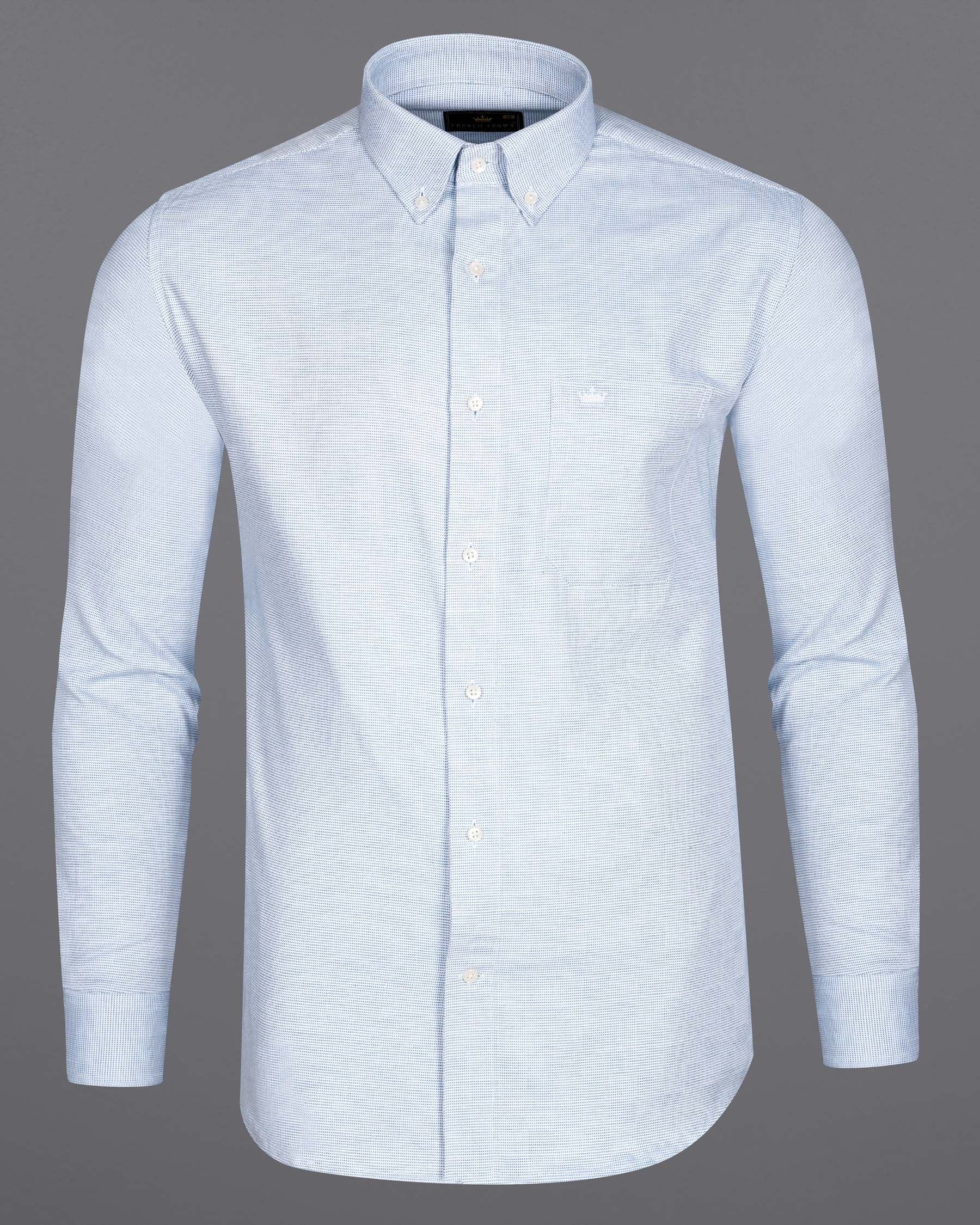 Ship Cove Blue and White Dobby Textured Premium Giza Cotton Shirt 7956-BD-38, 7956-BD-H-38, 7956-BD-39, 7956-BD-H-39, 7956-BD-40, 7956-BD-H-40, 7956-BD-42, 7956-BD-H-42, 7956-BD-44, 7956-BD-H-44, 7956-BD-46, 7956-BD-H-46, 7956-BD-48, 7956-BD-H-48, 7956-BD-50, 7956-BD-H-50, 7956-BD-52, 7956-BD-H-52
